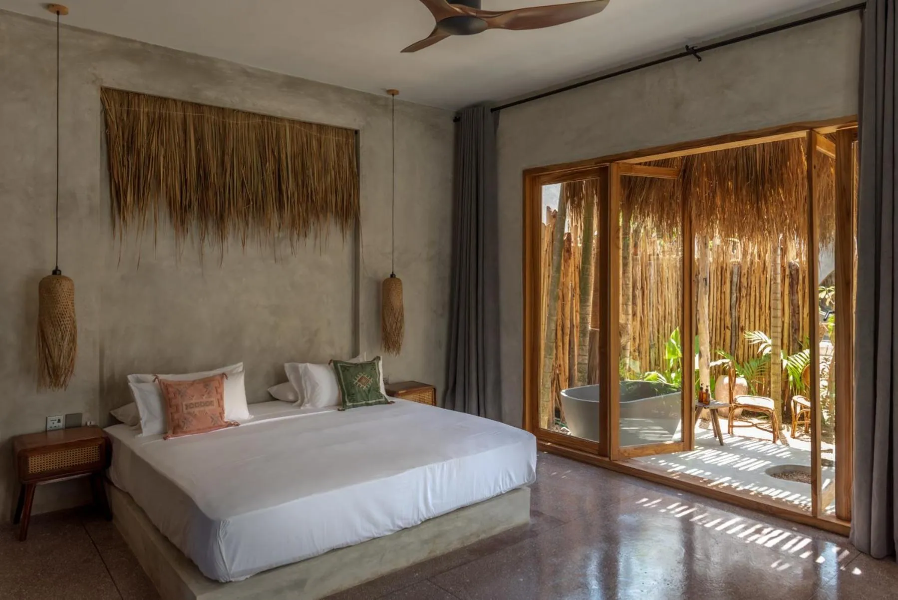 Bed in Be Zanzibar Boutique Hotel