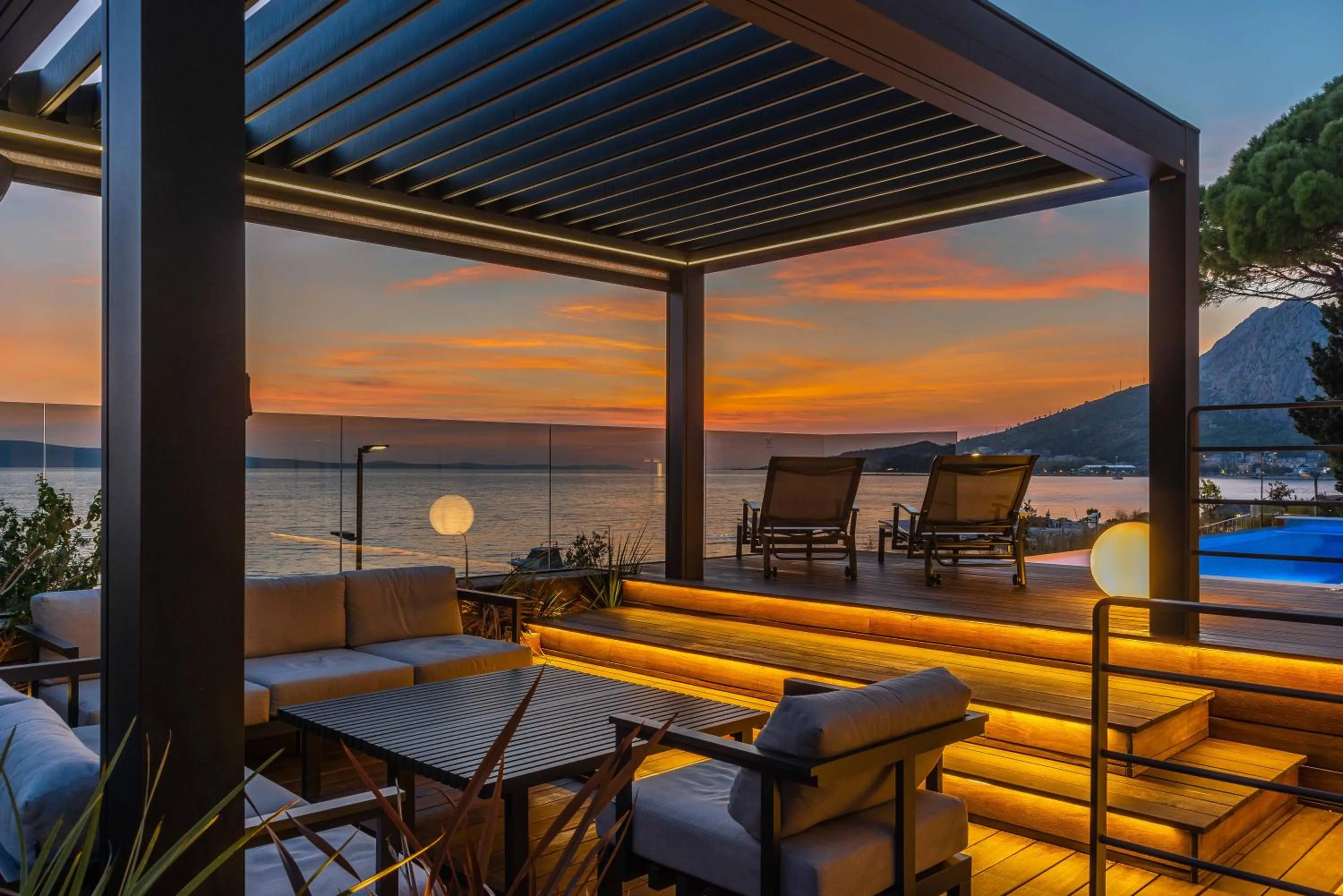 Seating area in Villa Brzet - Luxury Boutique Apartments