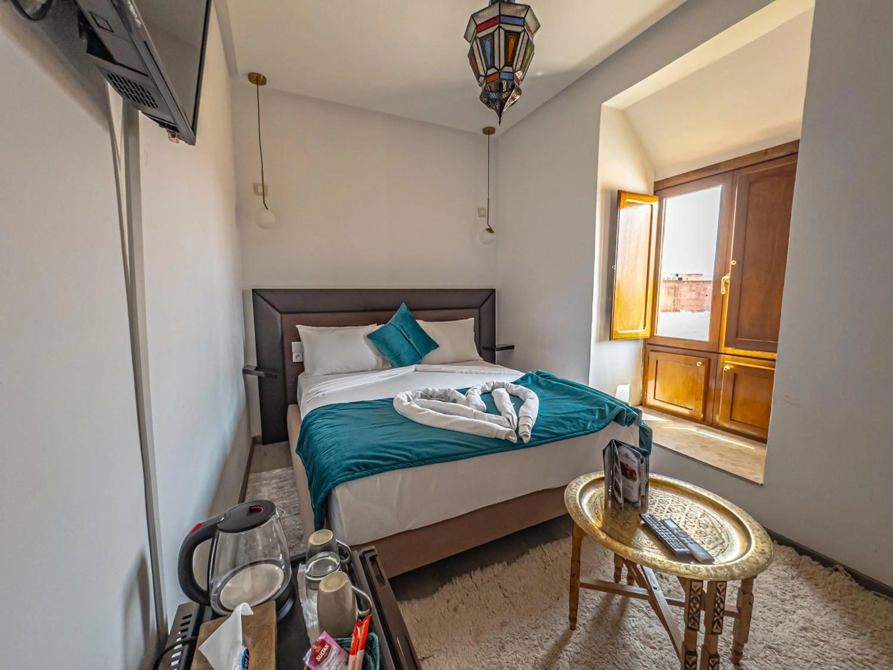 Bed in Riad Kenza