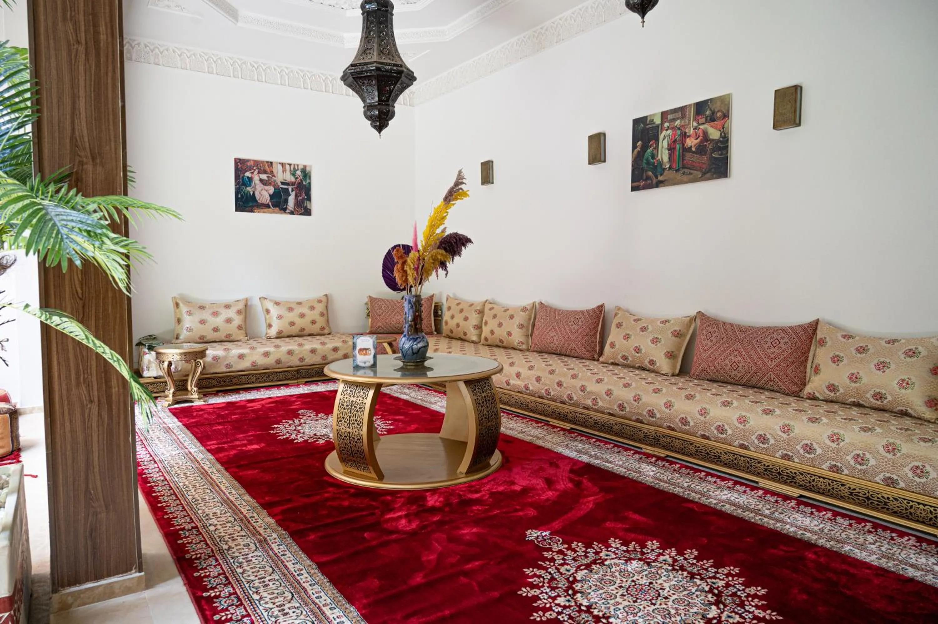Living room in Riad Kenza
