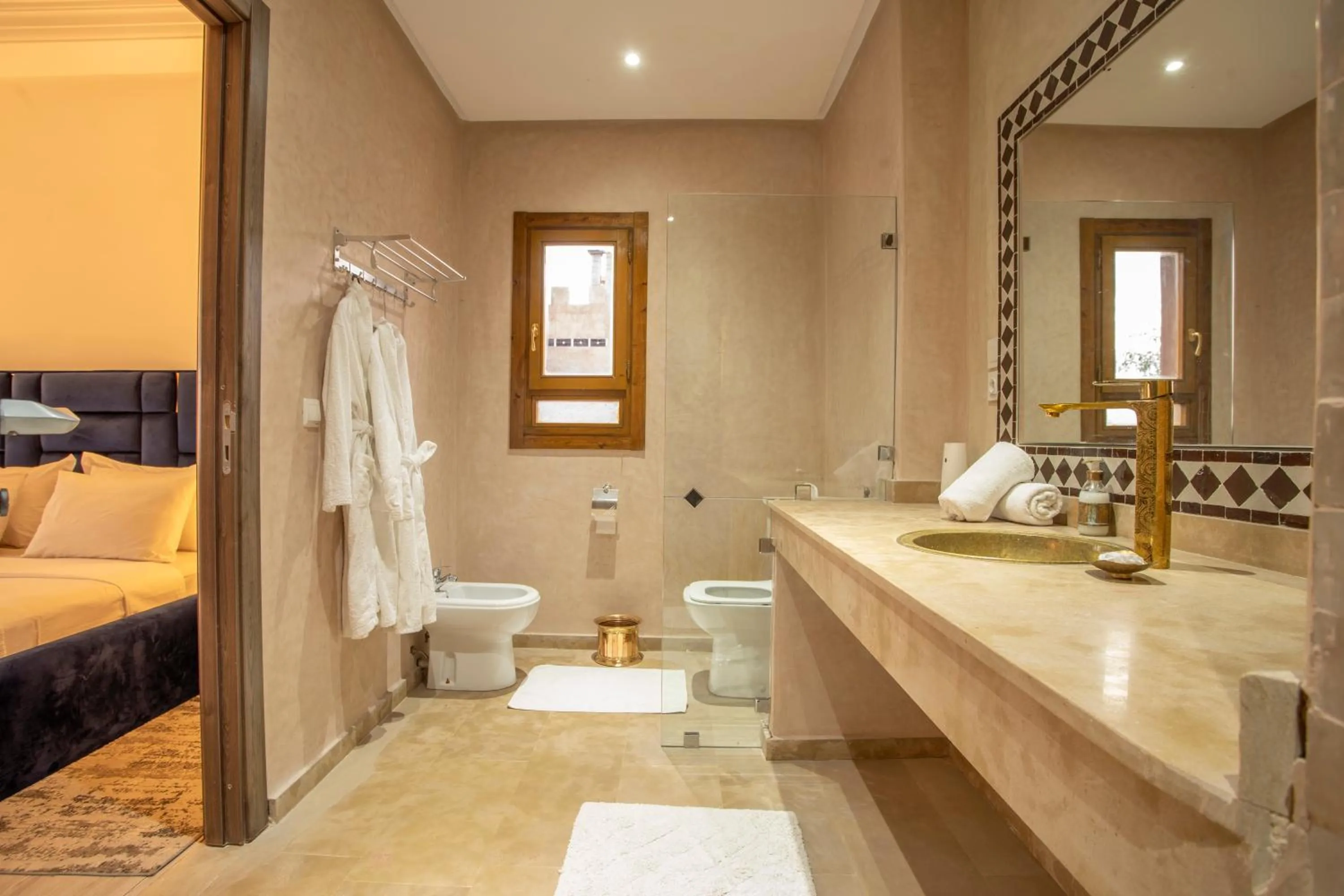 Shower in Riad Kenza