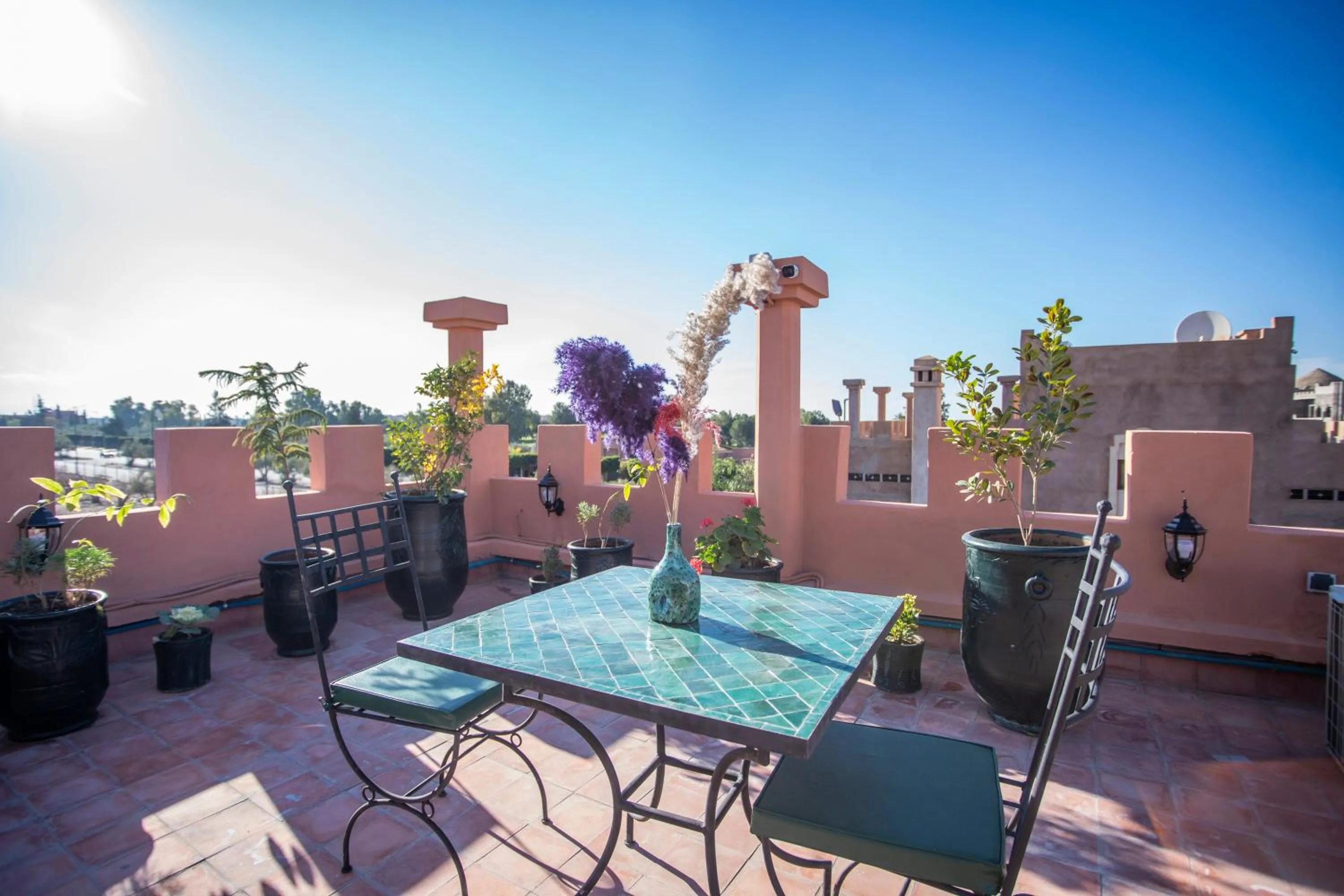 Balcony/Terrace in Riad Kenza