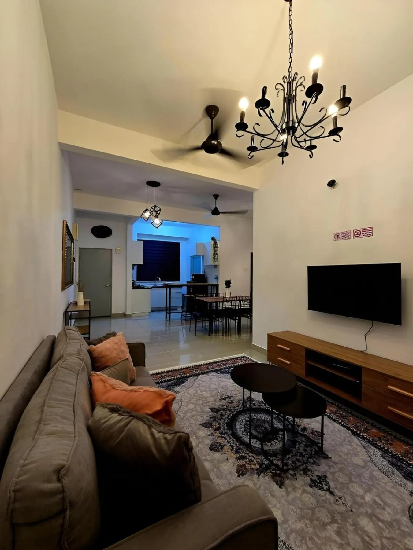 TV and multimedia in Homestay D'Casa, Apartment In Sepang, KLIA