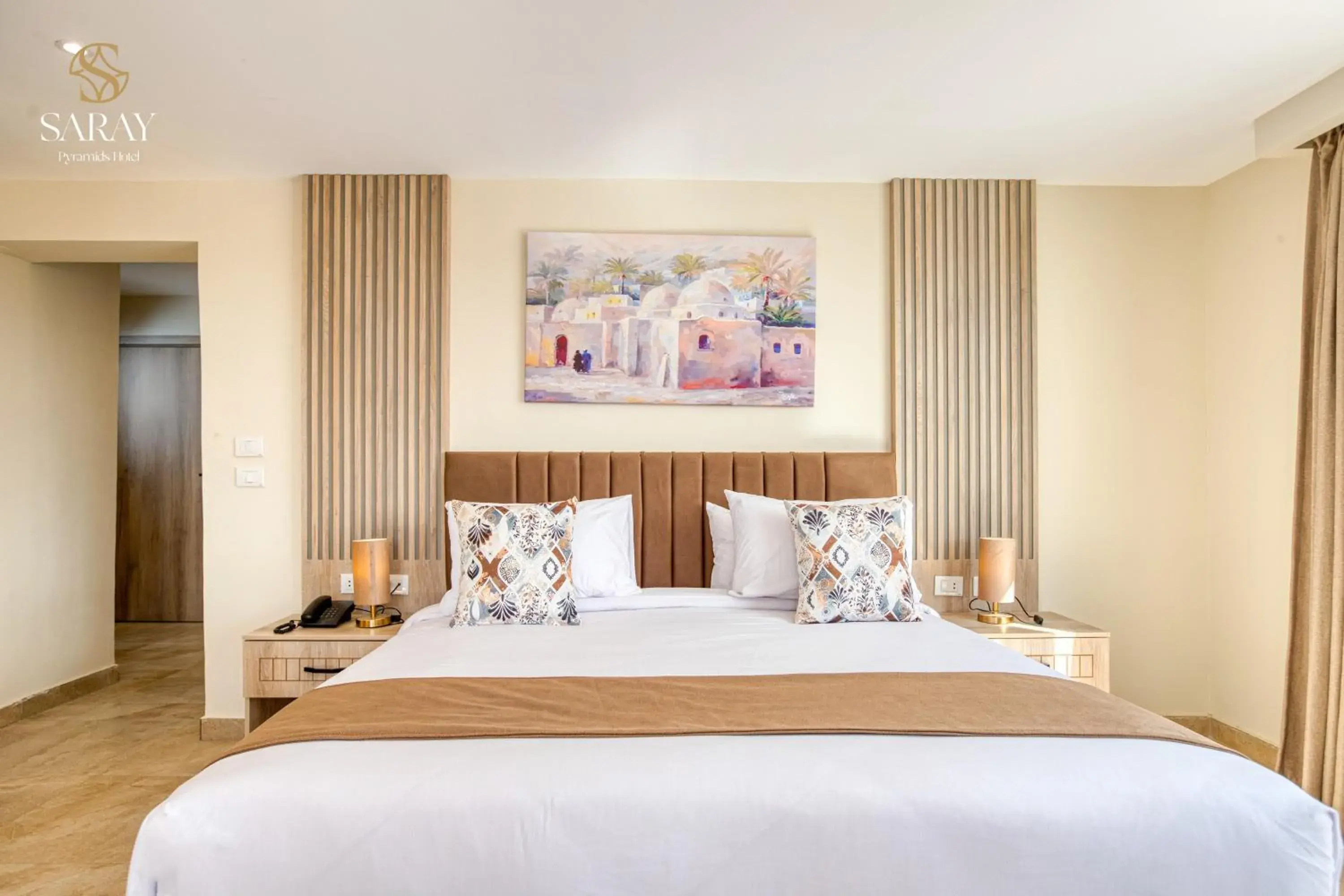 Bed in Saray Pyramids & Museum View Hotel Bed in Saray Pyramids & Museum View Hotel