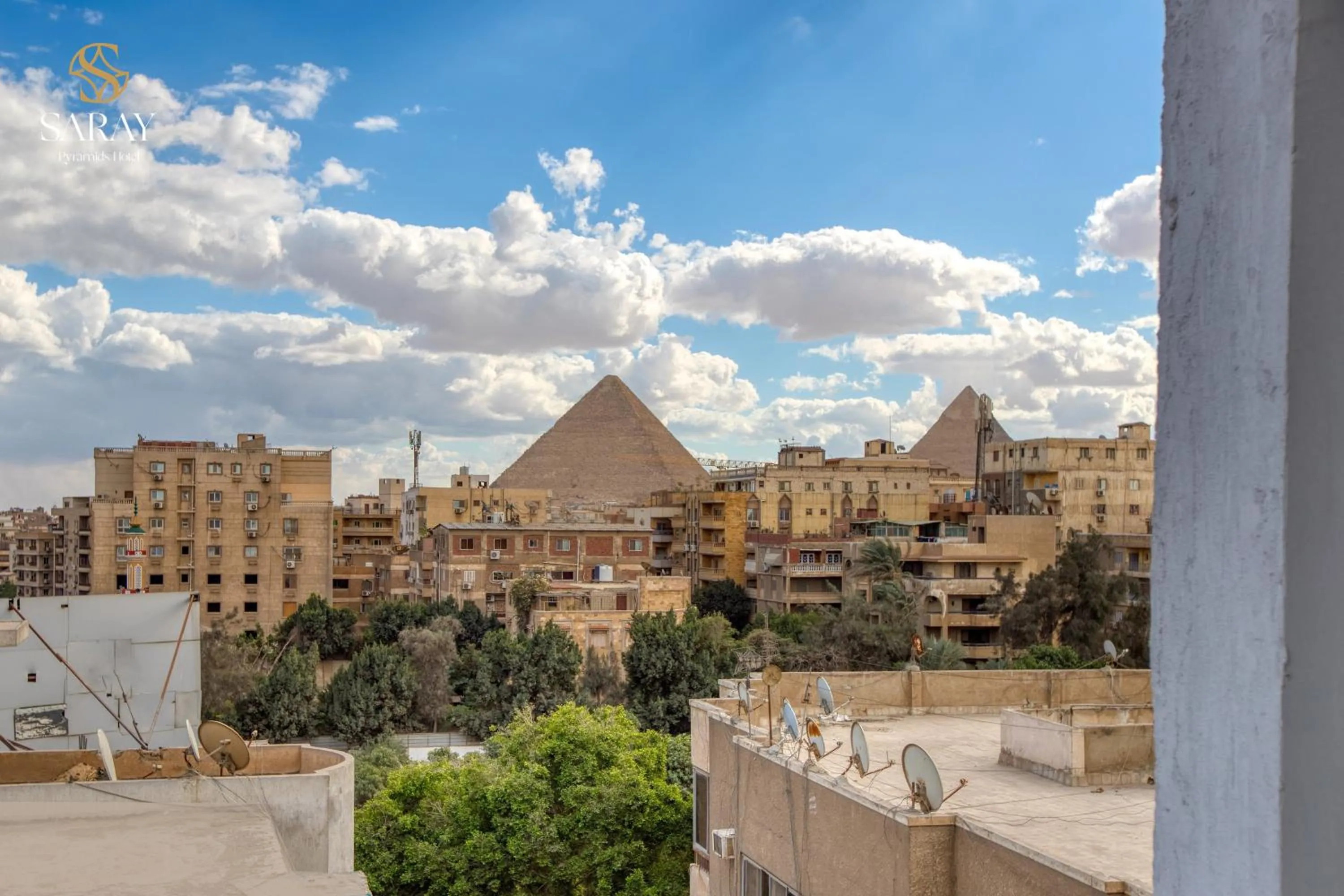 Property building in Saray Pyramids & Museum View Hotel