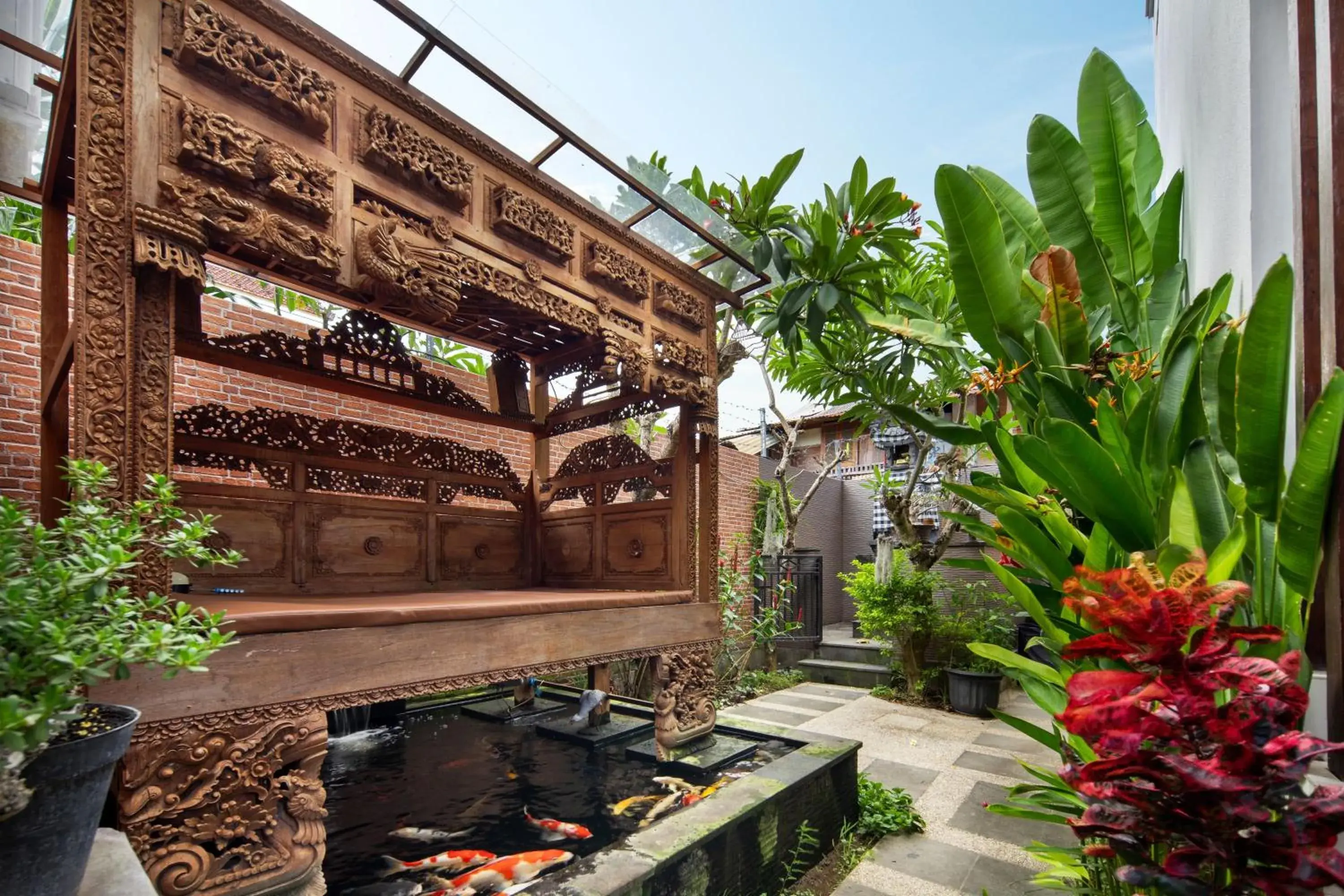 Garden view in Jineswari Kuta by Kamara Garden view in Jineswari Kuta by Kamara