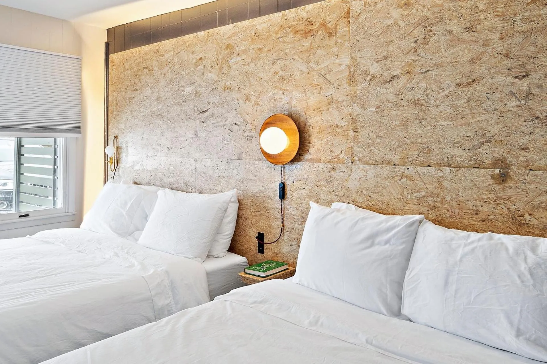 Bed in The Brooks Motel