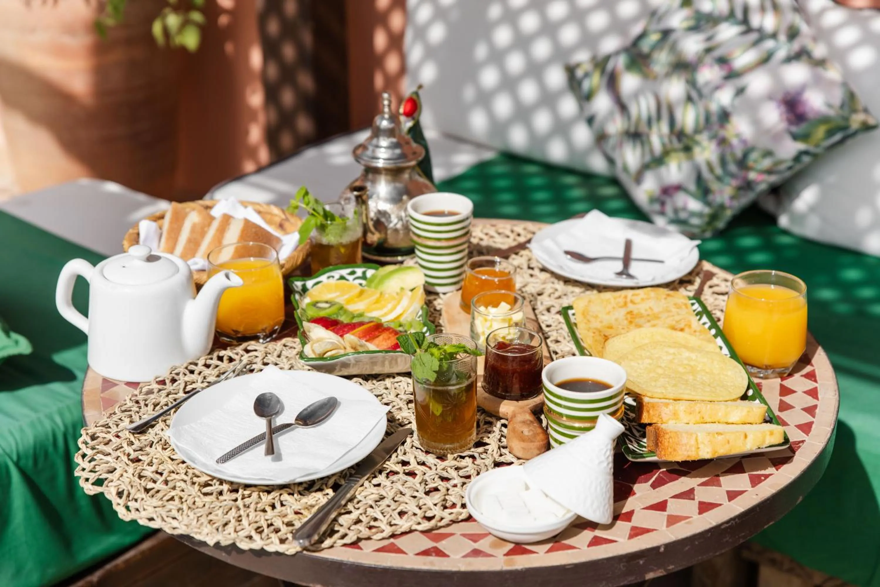 Food in Riad of the Moon