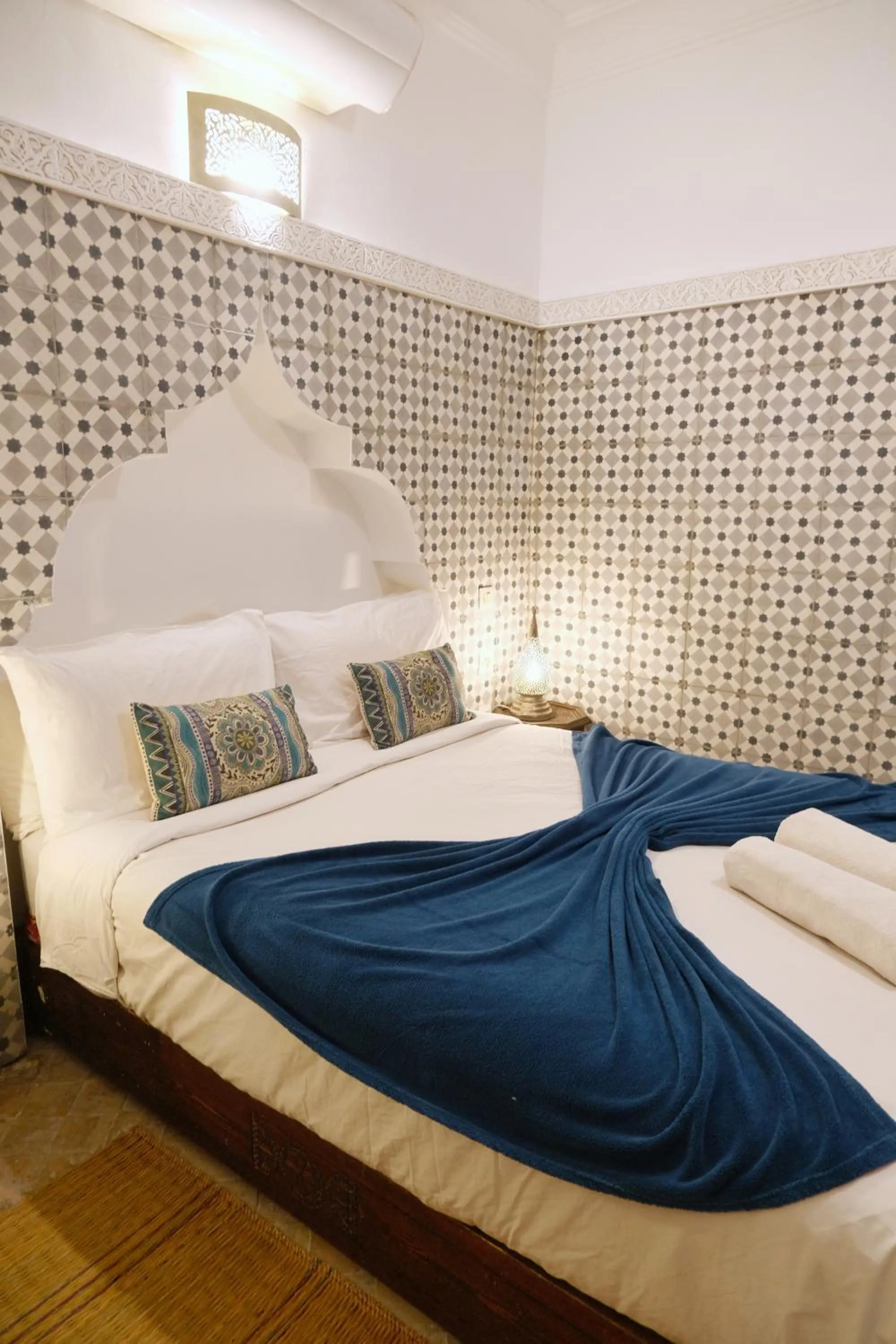 Bed in Riad of the Moon