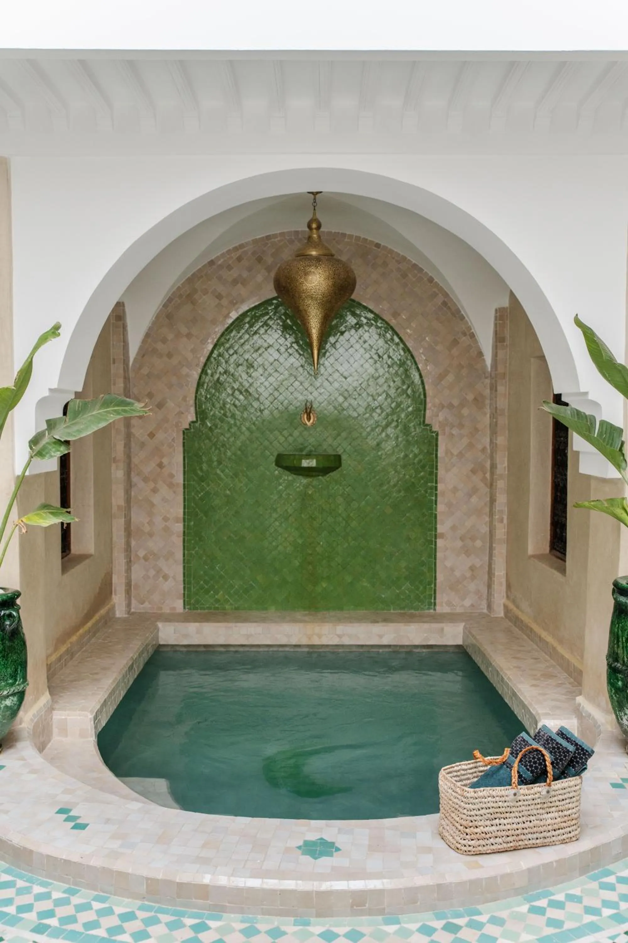 Pool view in Riad of the Moon