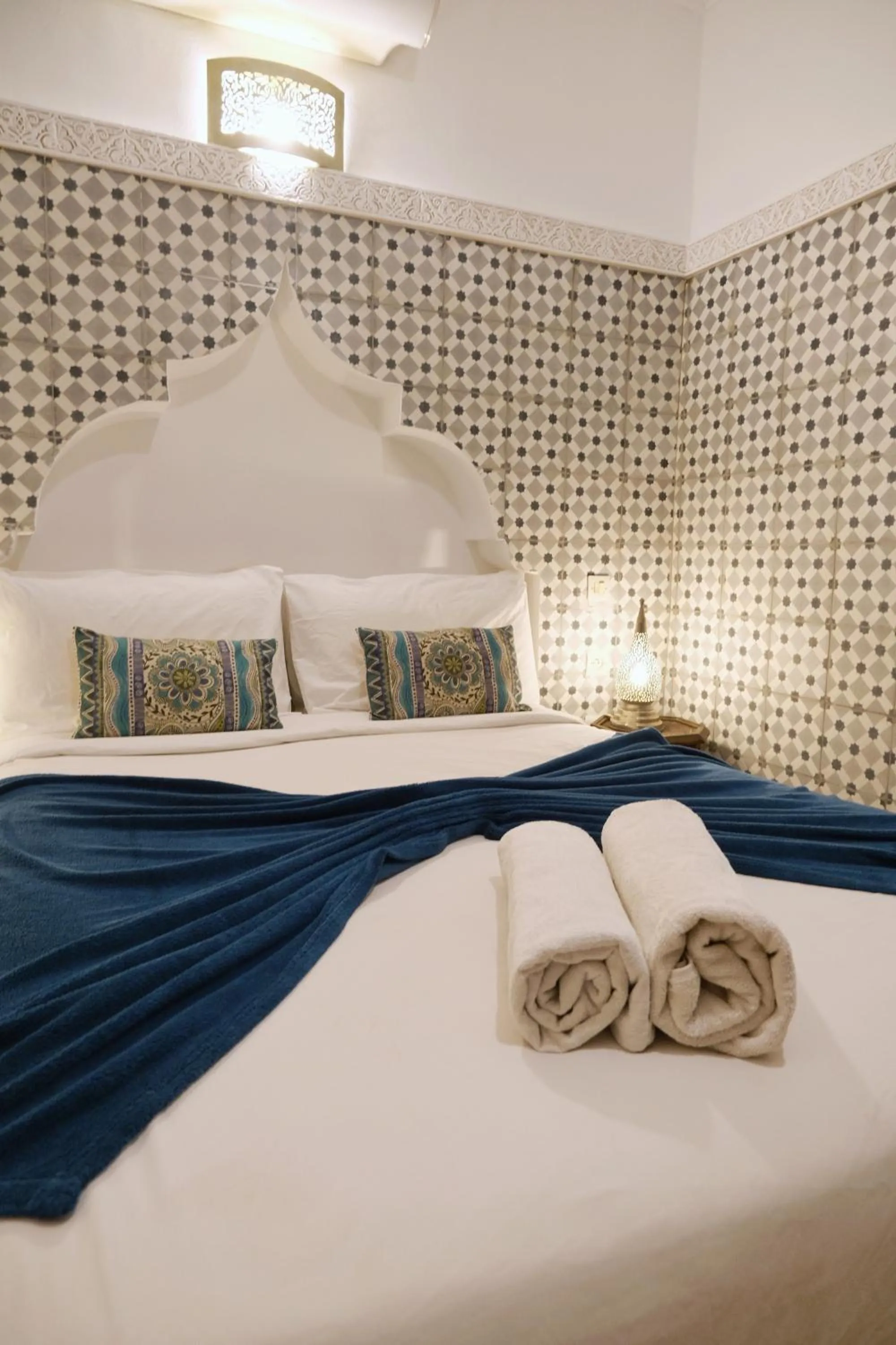Bed in Riad of the Moon