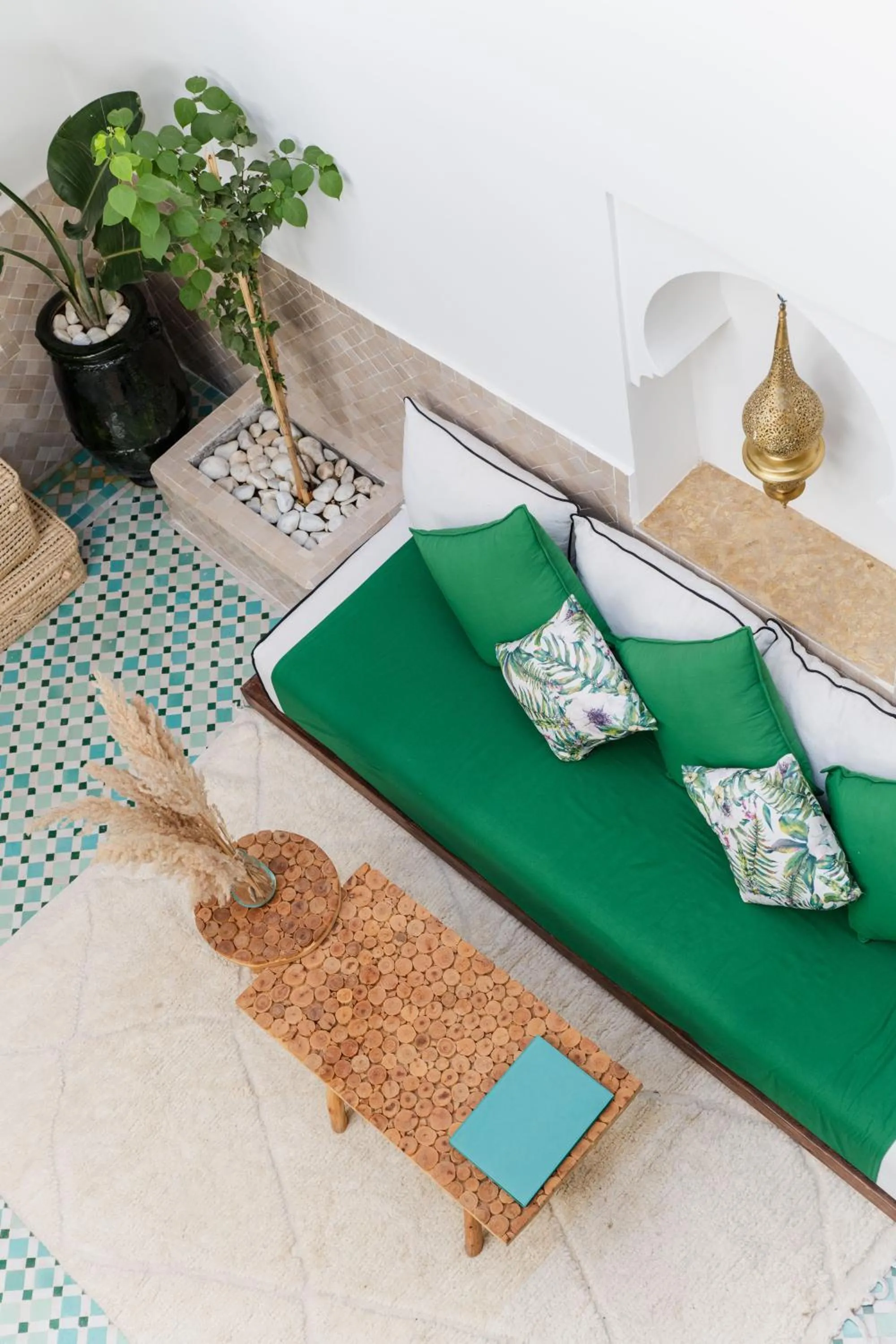 Patio in Riad of the Moon