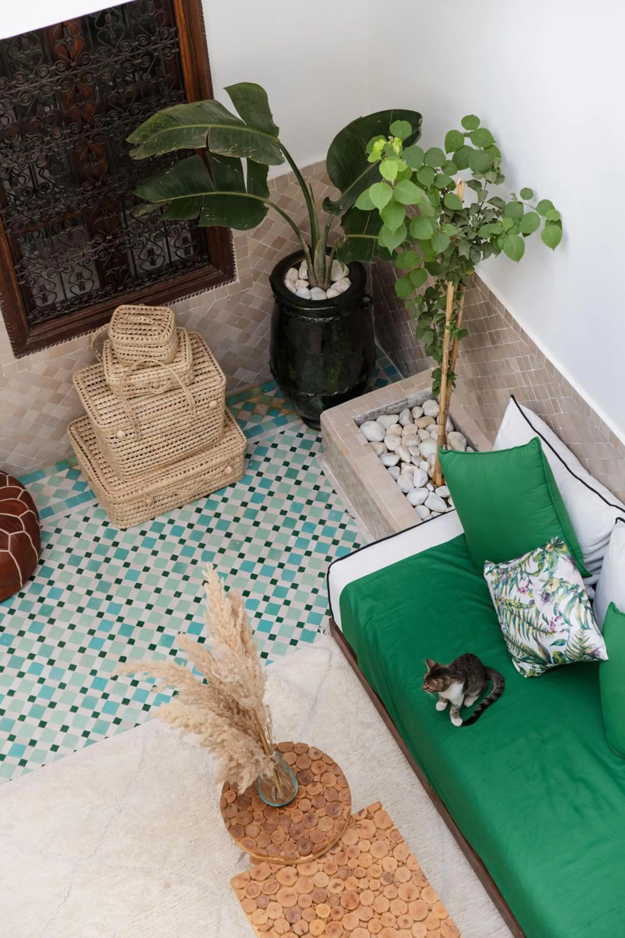 Patio in Riad of the Moon