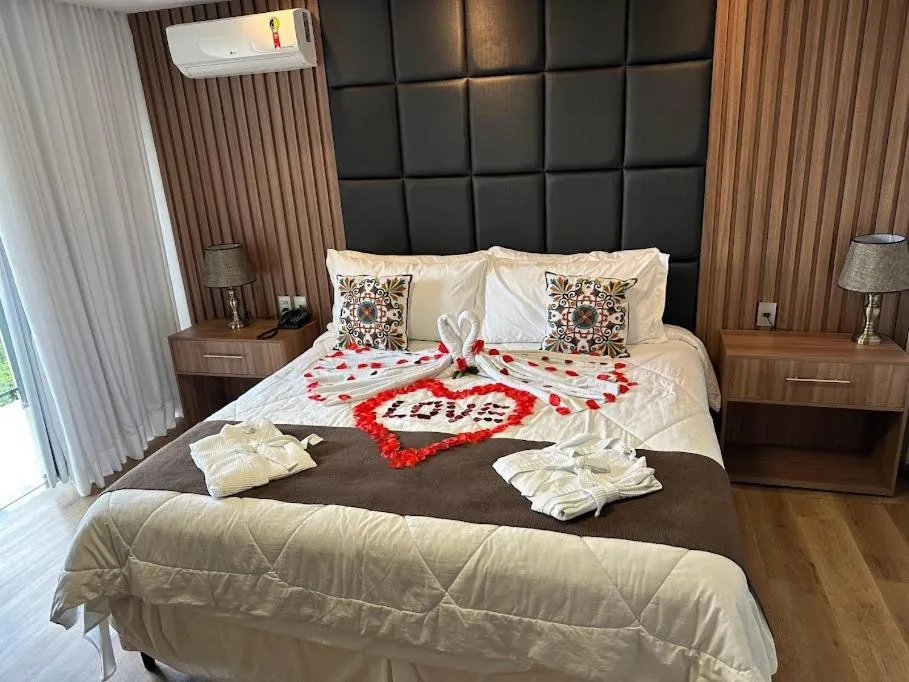 Bed in Pousada Circuito dos Inconfidentes