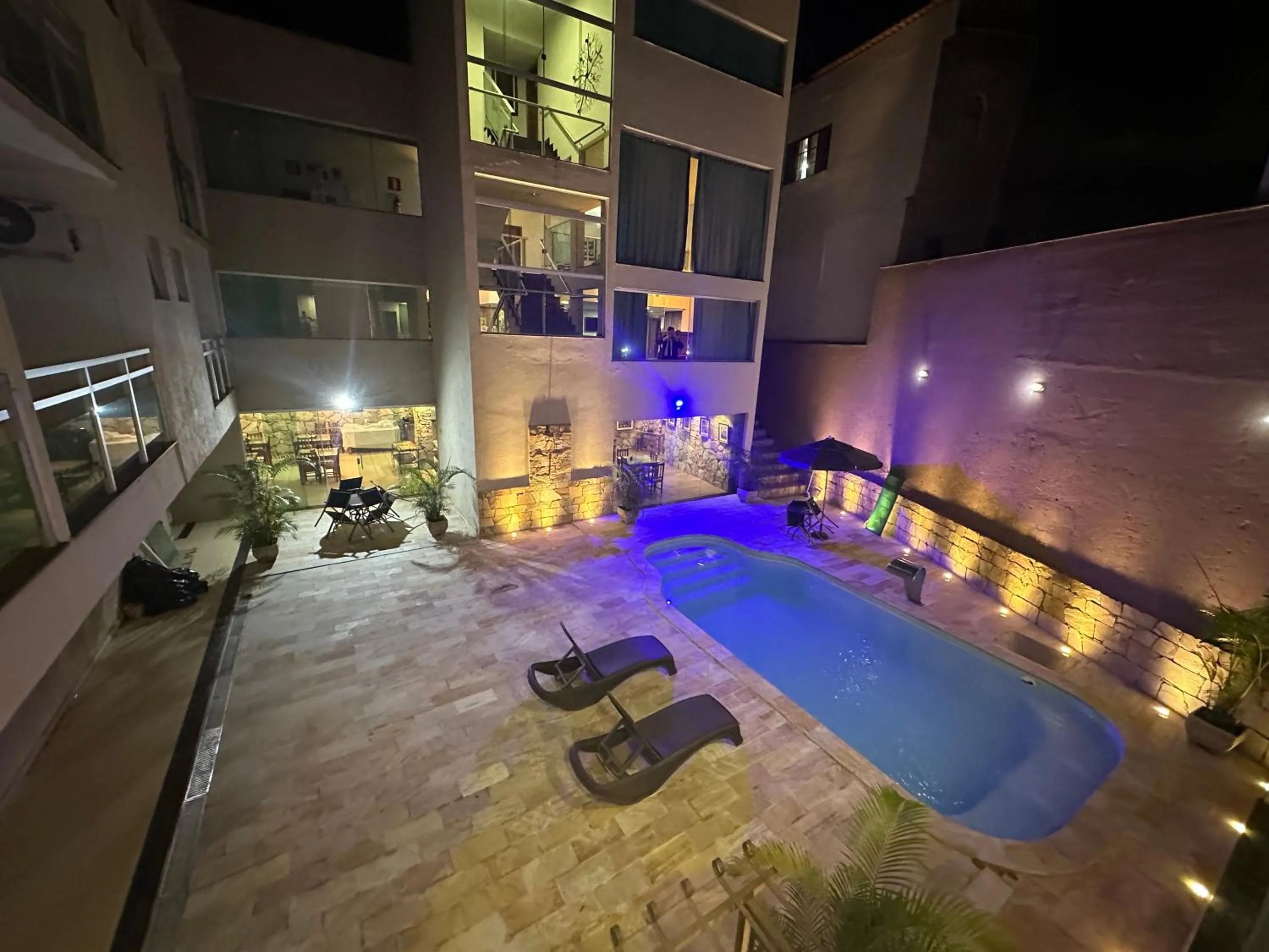 Pool view in Pousada Circuito dos Inconfidentes