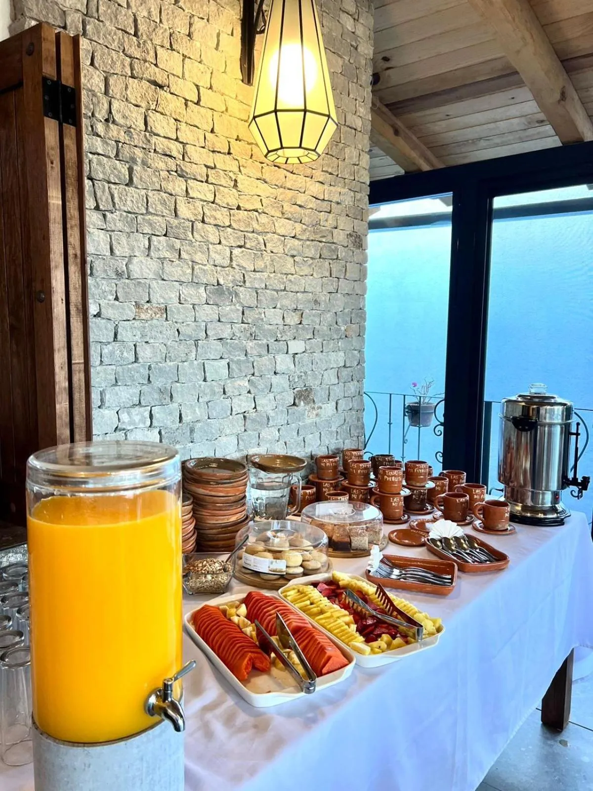 Breakfast in Hotel Mi Pueblito Tapalpa