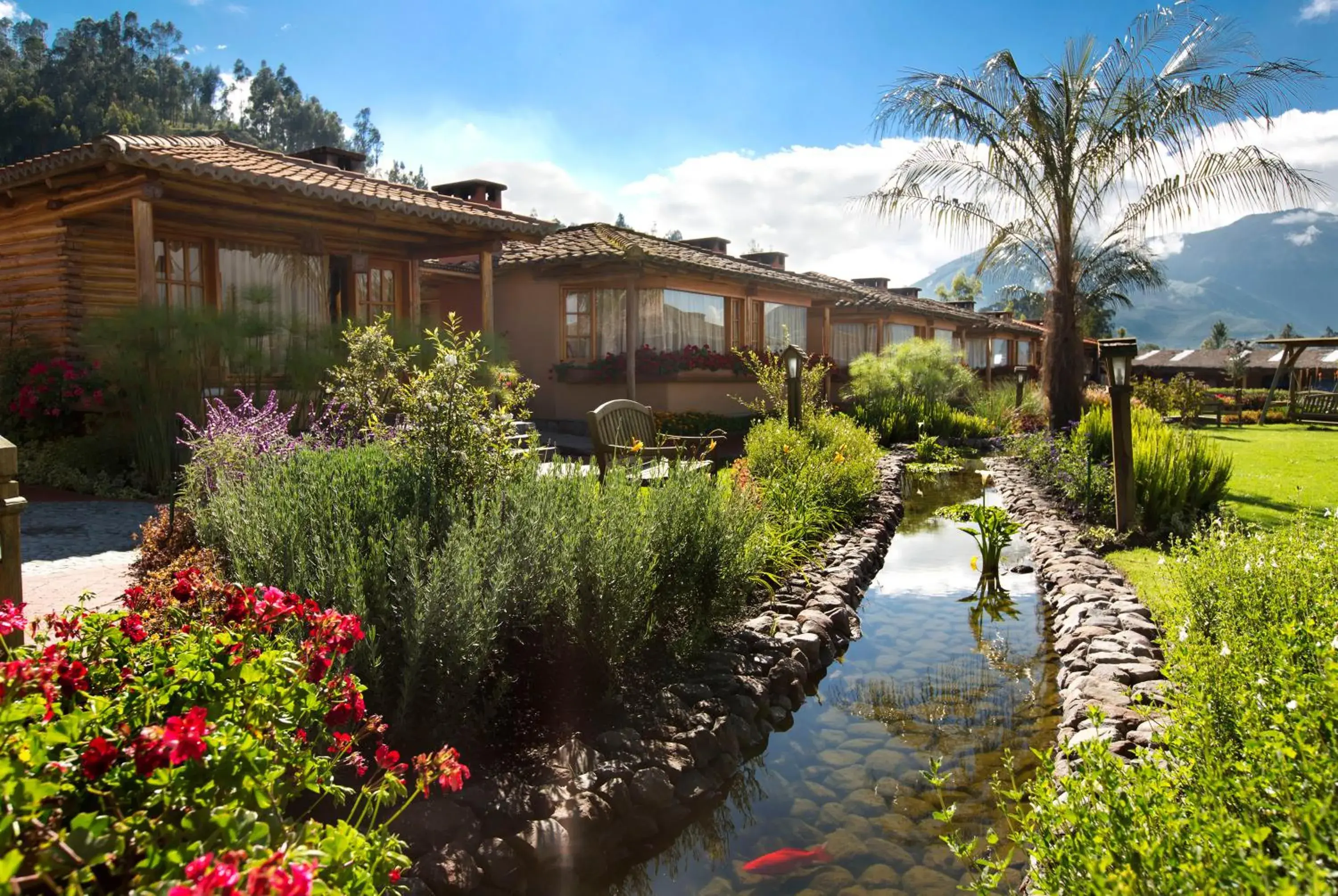 Double Room with Garden View in Hosteria Cabañas Del Lago Double Room with Garden View in Hosteria Cabañas Del Lago
