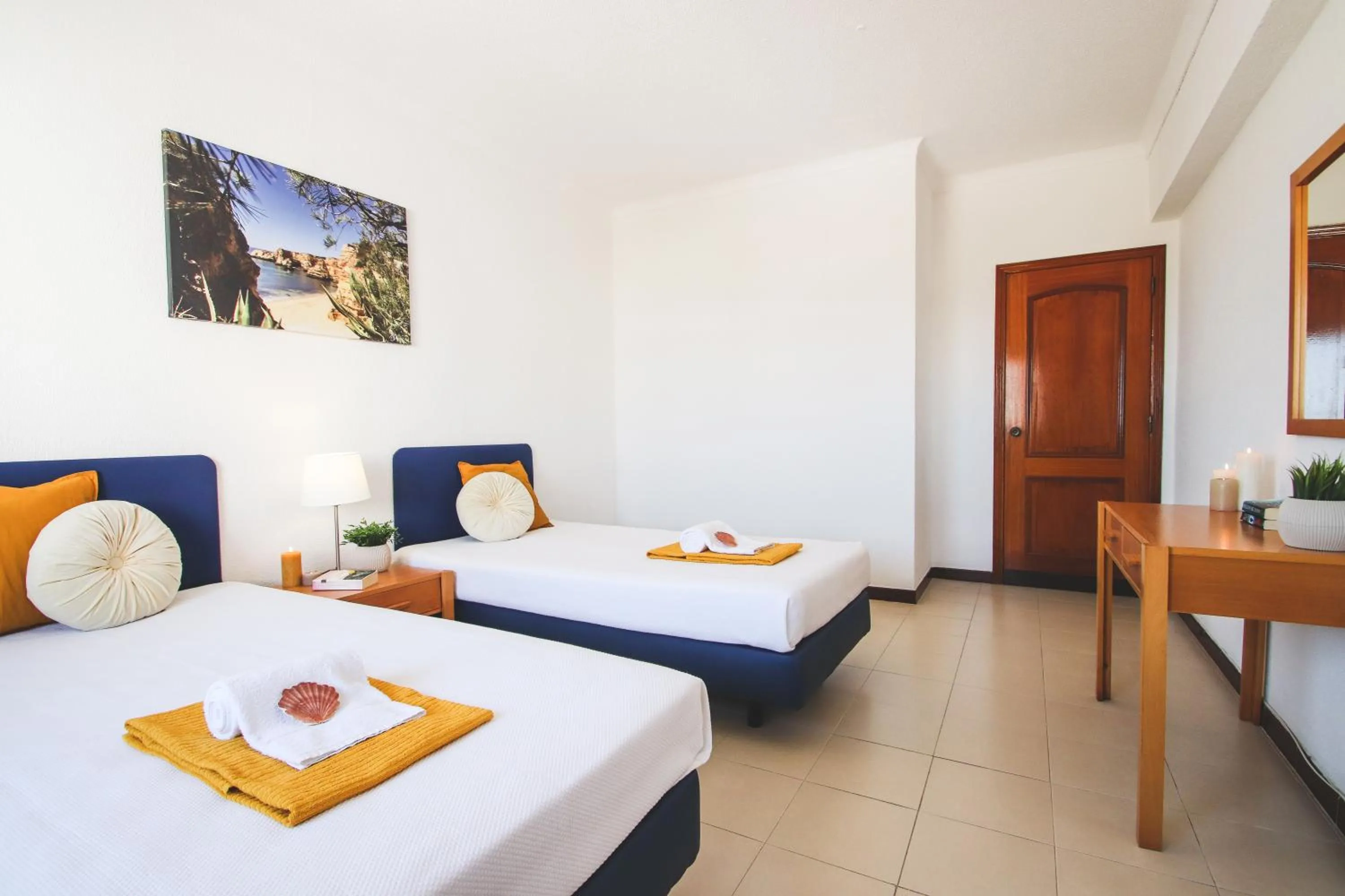 Bedroom, Bed in Apartment Atlantic Sea by Algarve Vacation