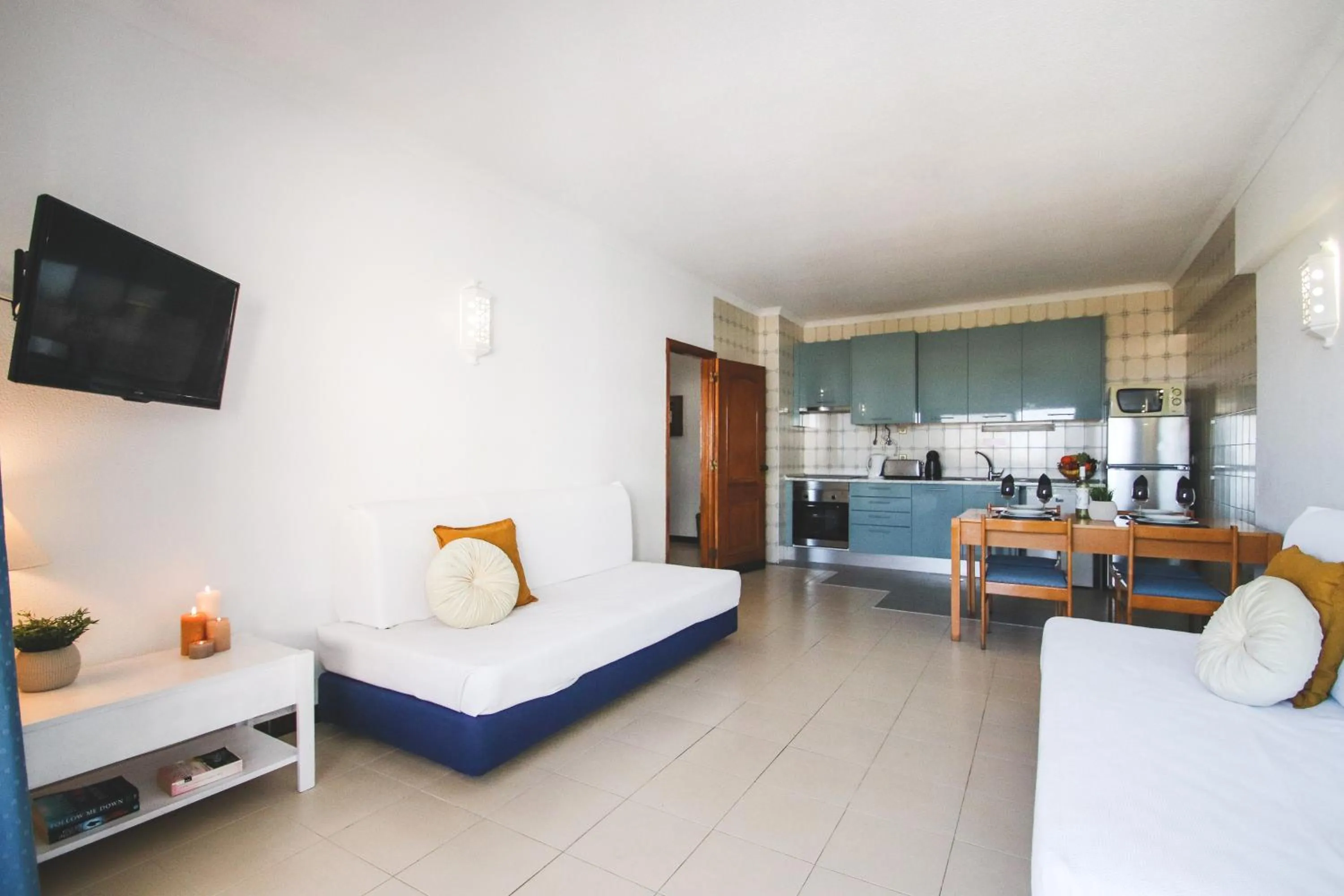 Living room, Bed in Apartment Atlantic Sea by Algarve Vacation