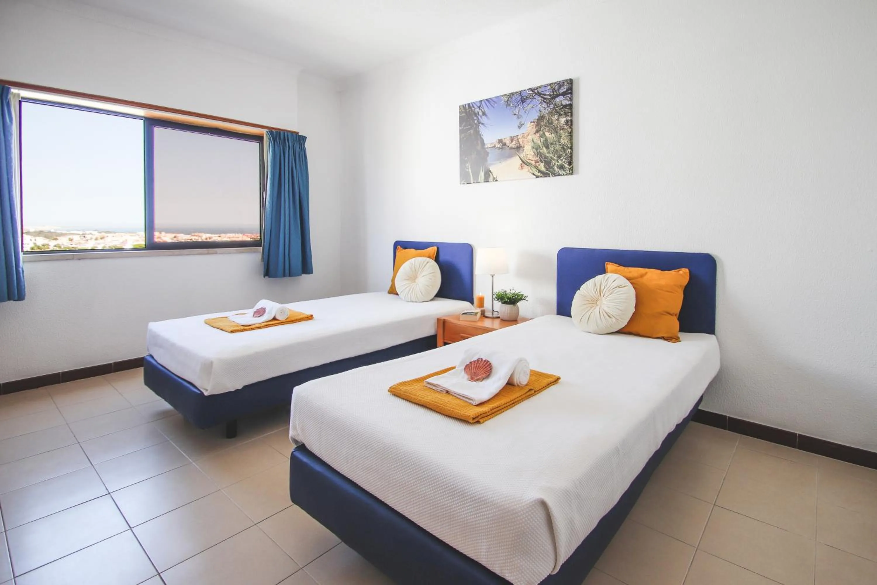 Bedroom, Bed in Apartment Atlantic Sea by Algarve Vacation