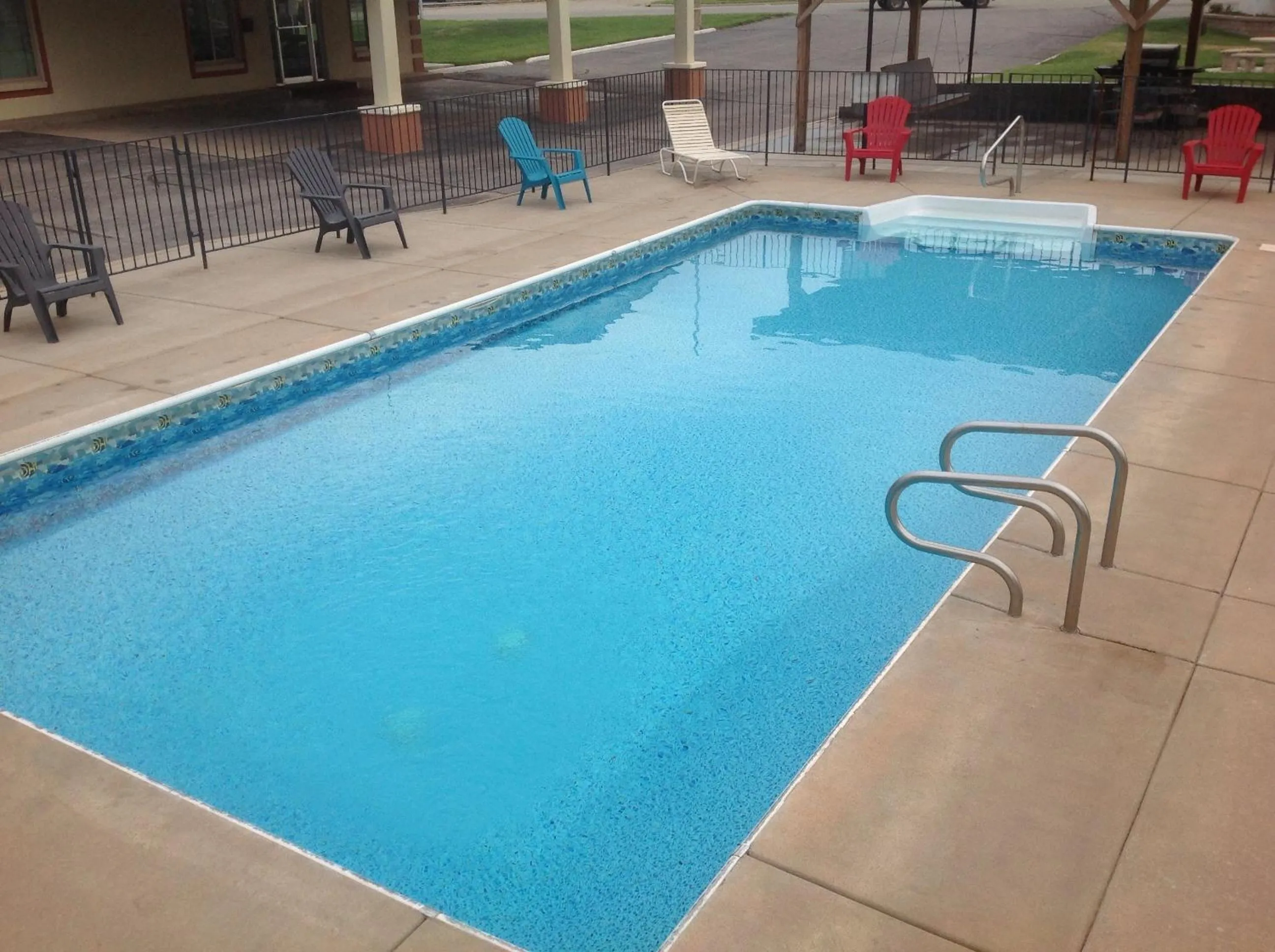 Pool view in Copa Motel