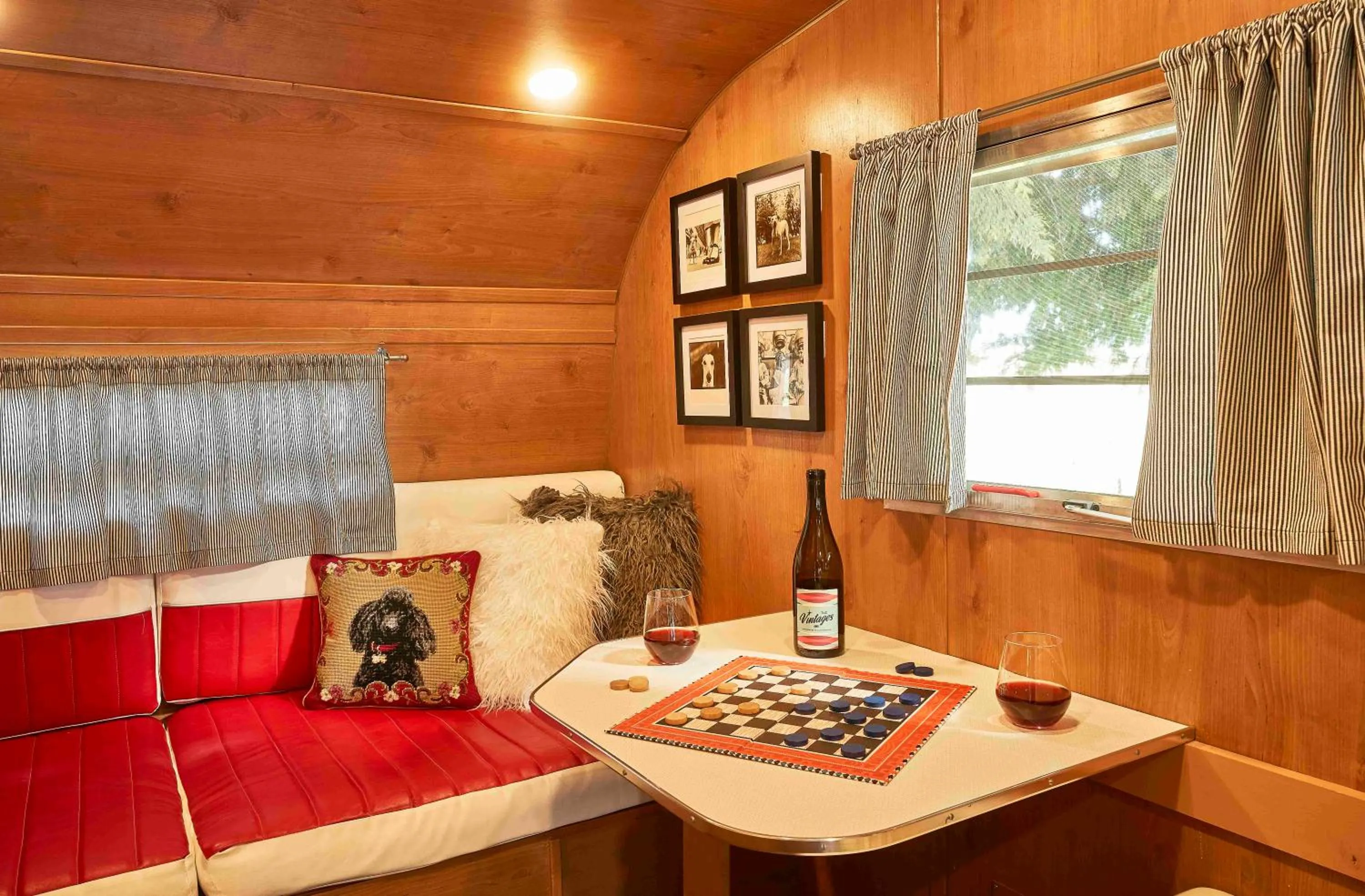 Bed in The Vintages Trailer Resort