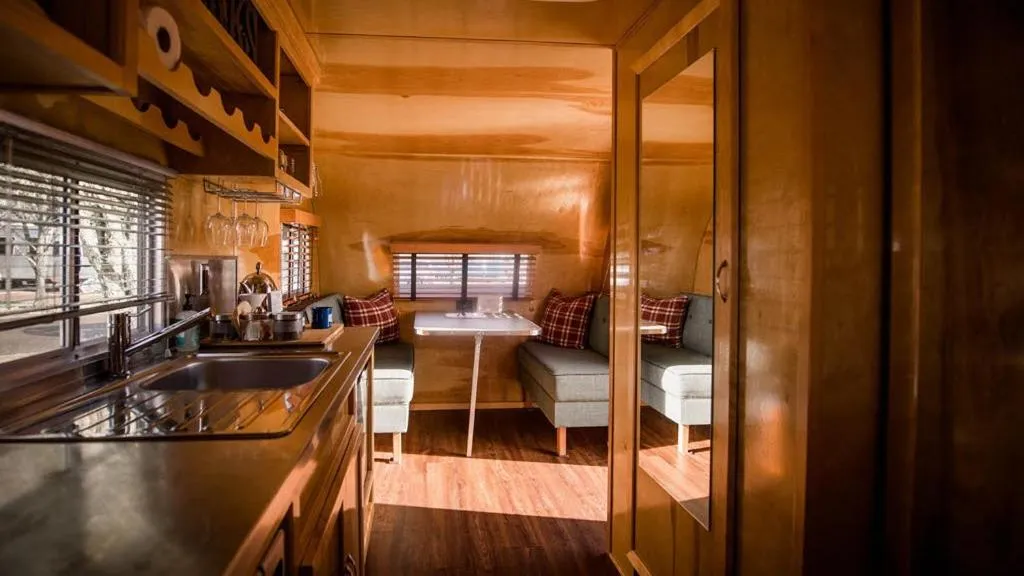 Bed in The Vintages Trailer Resort