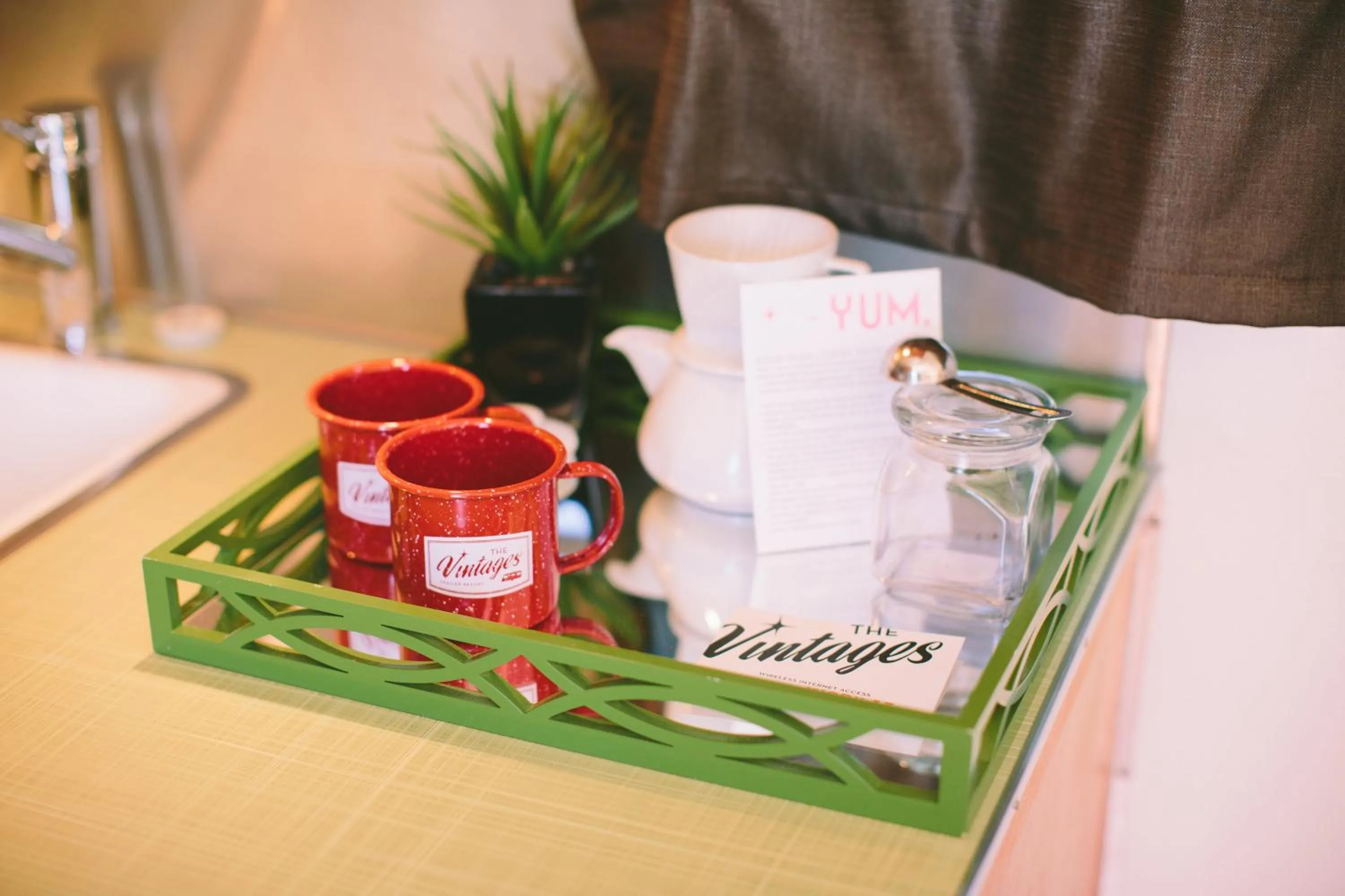 Decorative detail in The Vintages Trailer Resort