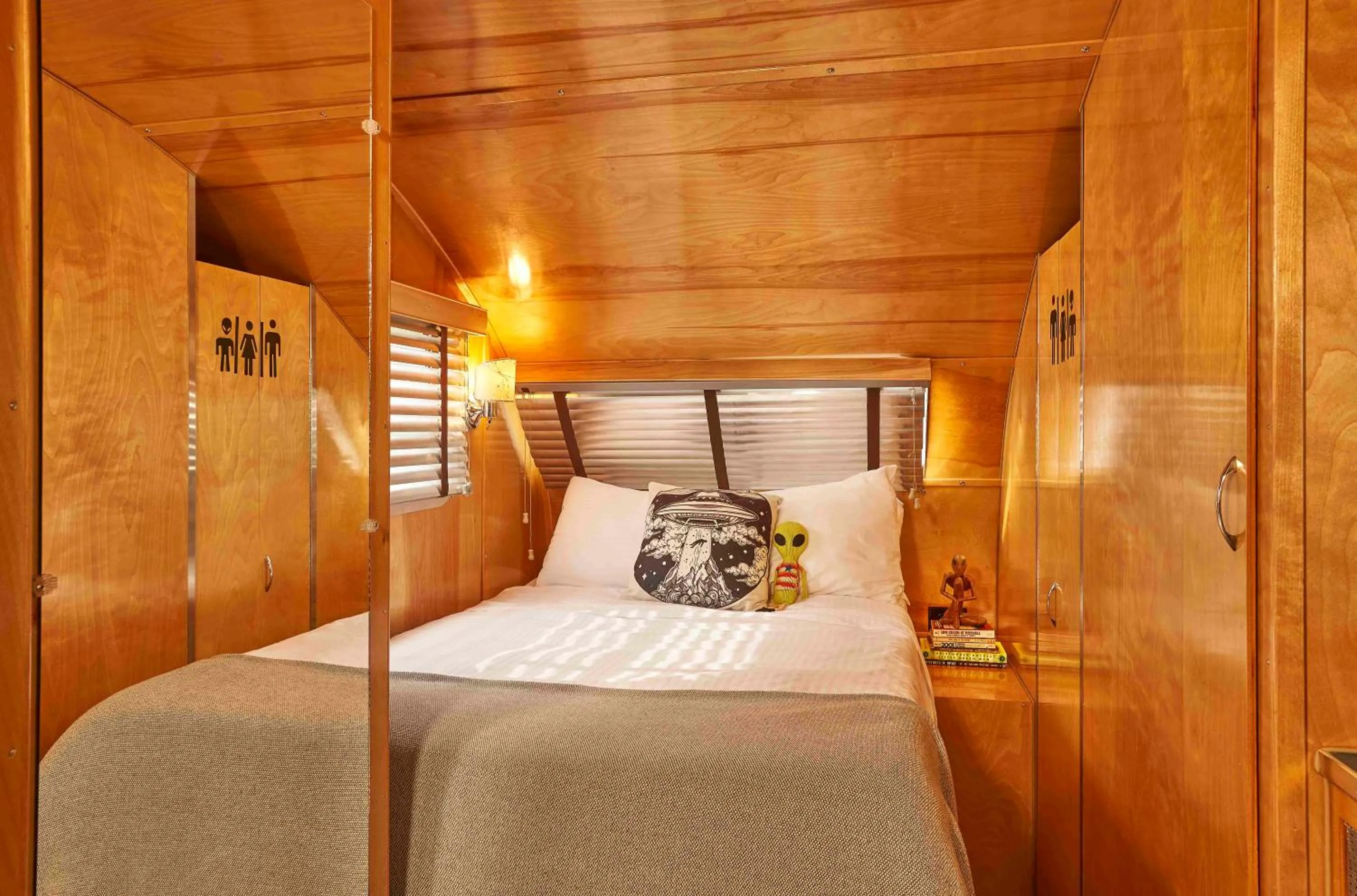 Bed in The Vintages Trailer Resort