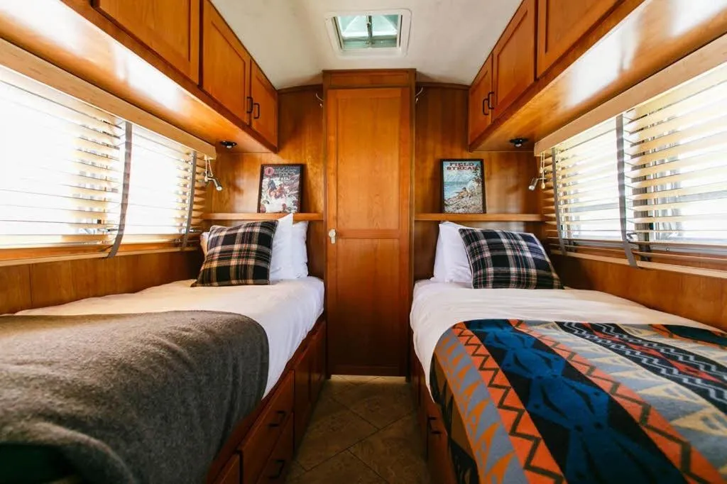 Bed in The Vintages Trailer Resort