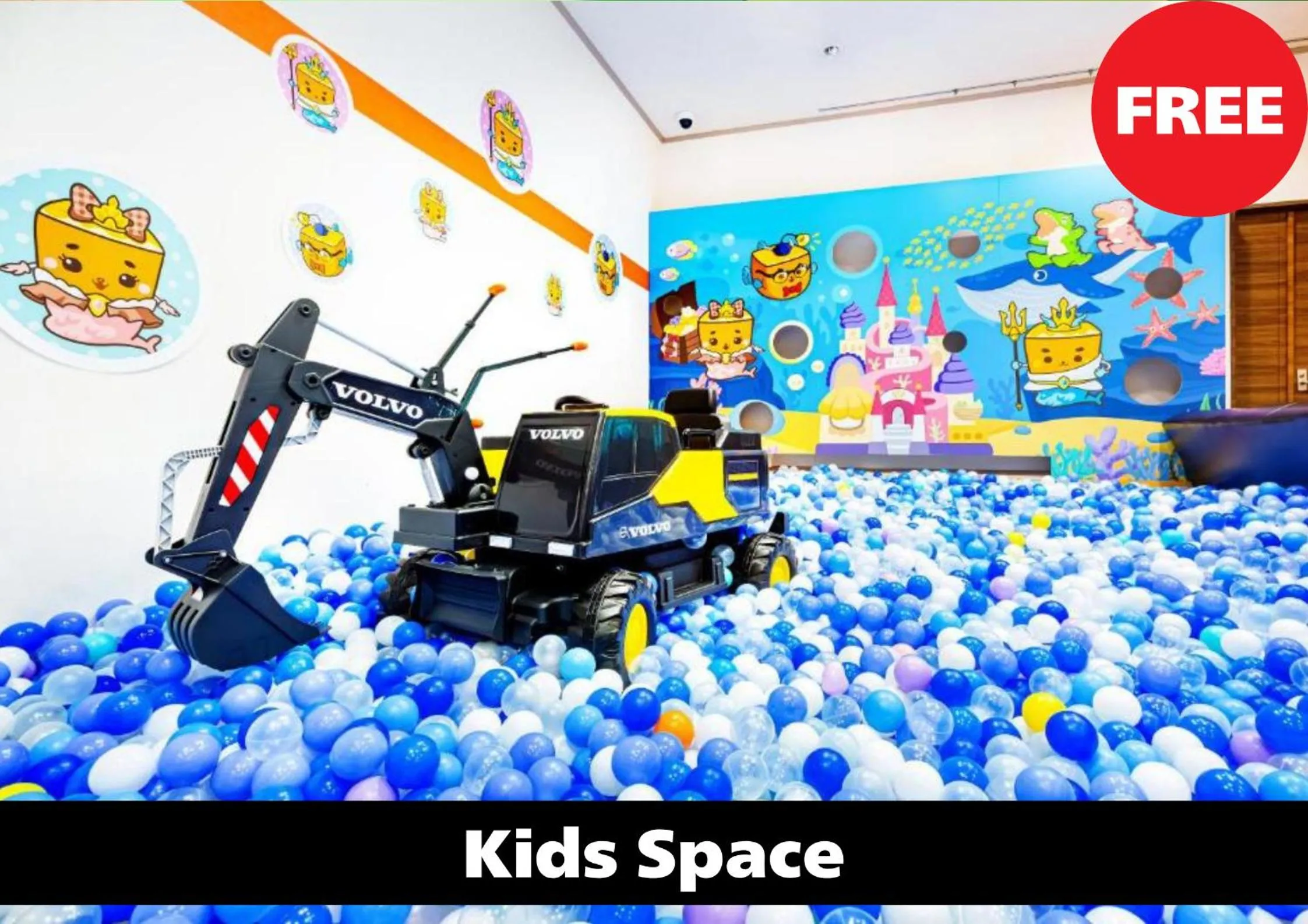 Children play ground in Anda no Mori Osaka Tennoji Tower