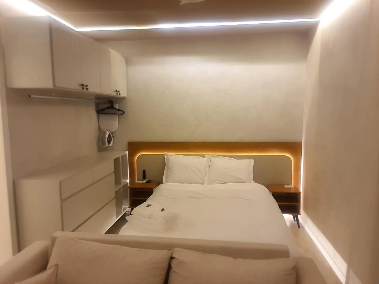 Bed in Apart-hotel Theotókos Flats