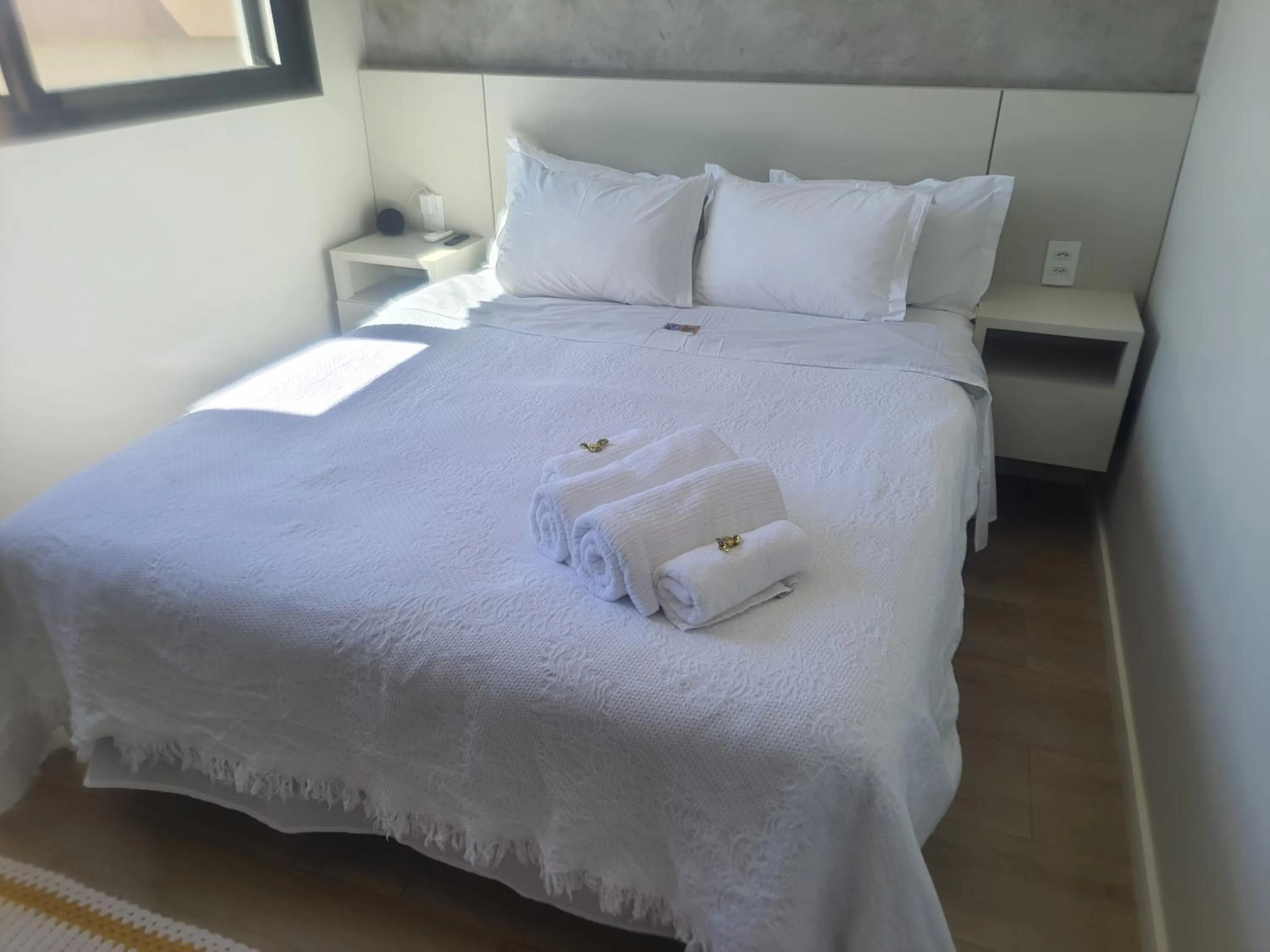 Bed in Apart-hotel Theotókos Flats