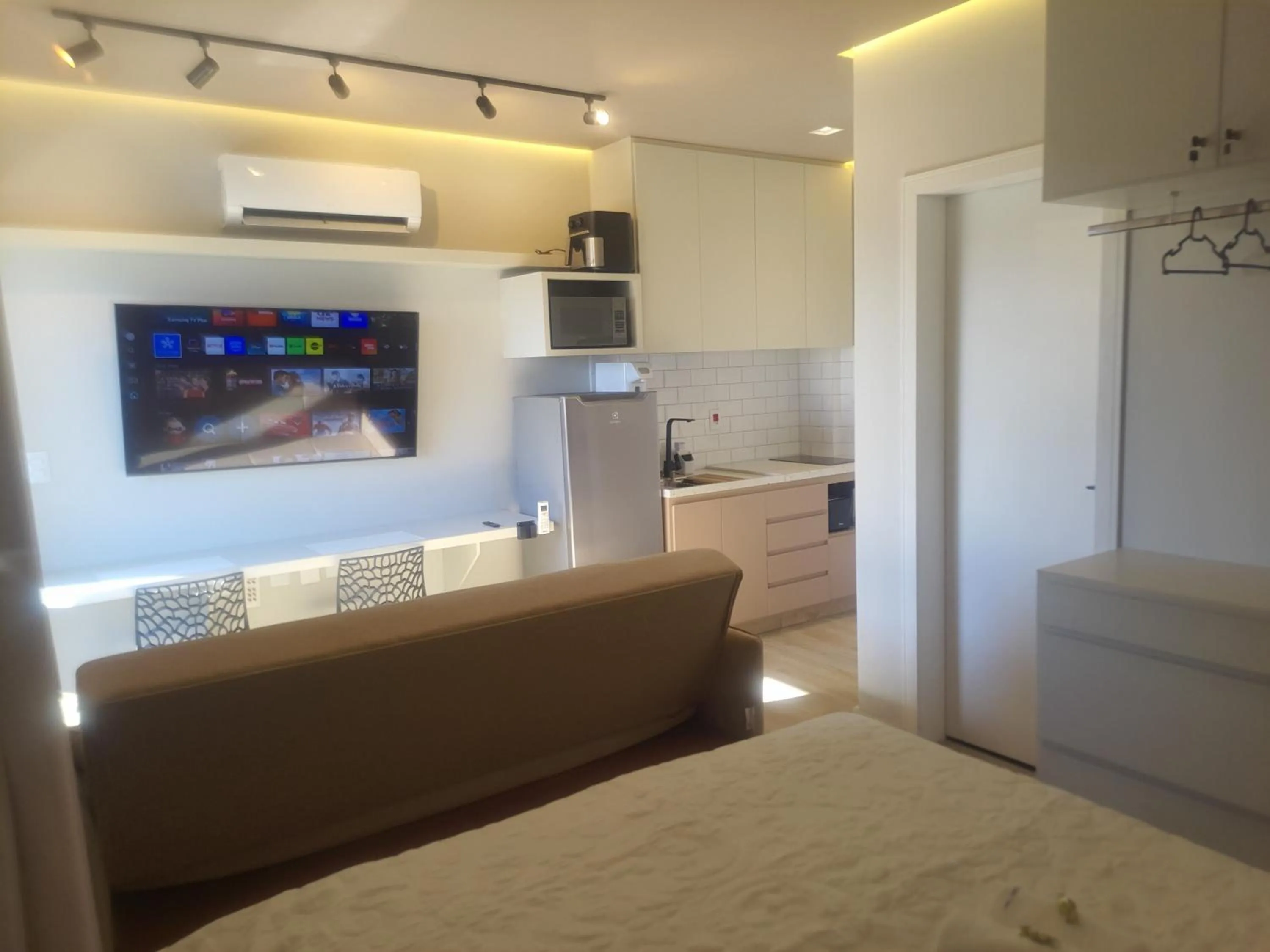 Bed in Apart-hotel Theotókos Flats