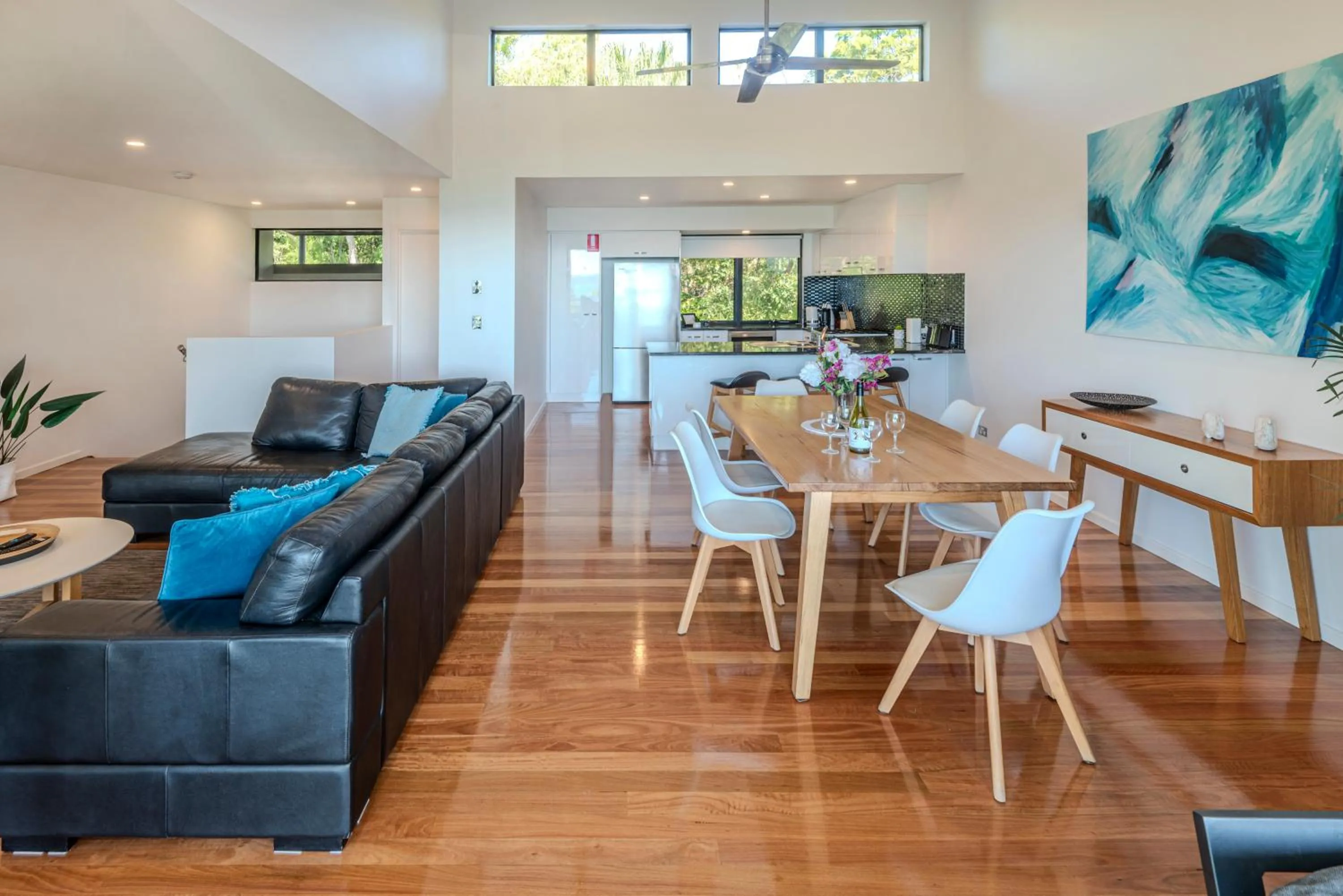 Living room in Pinnacle Apartments on Hamilton Island by HIHA