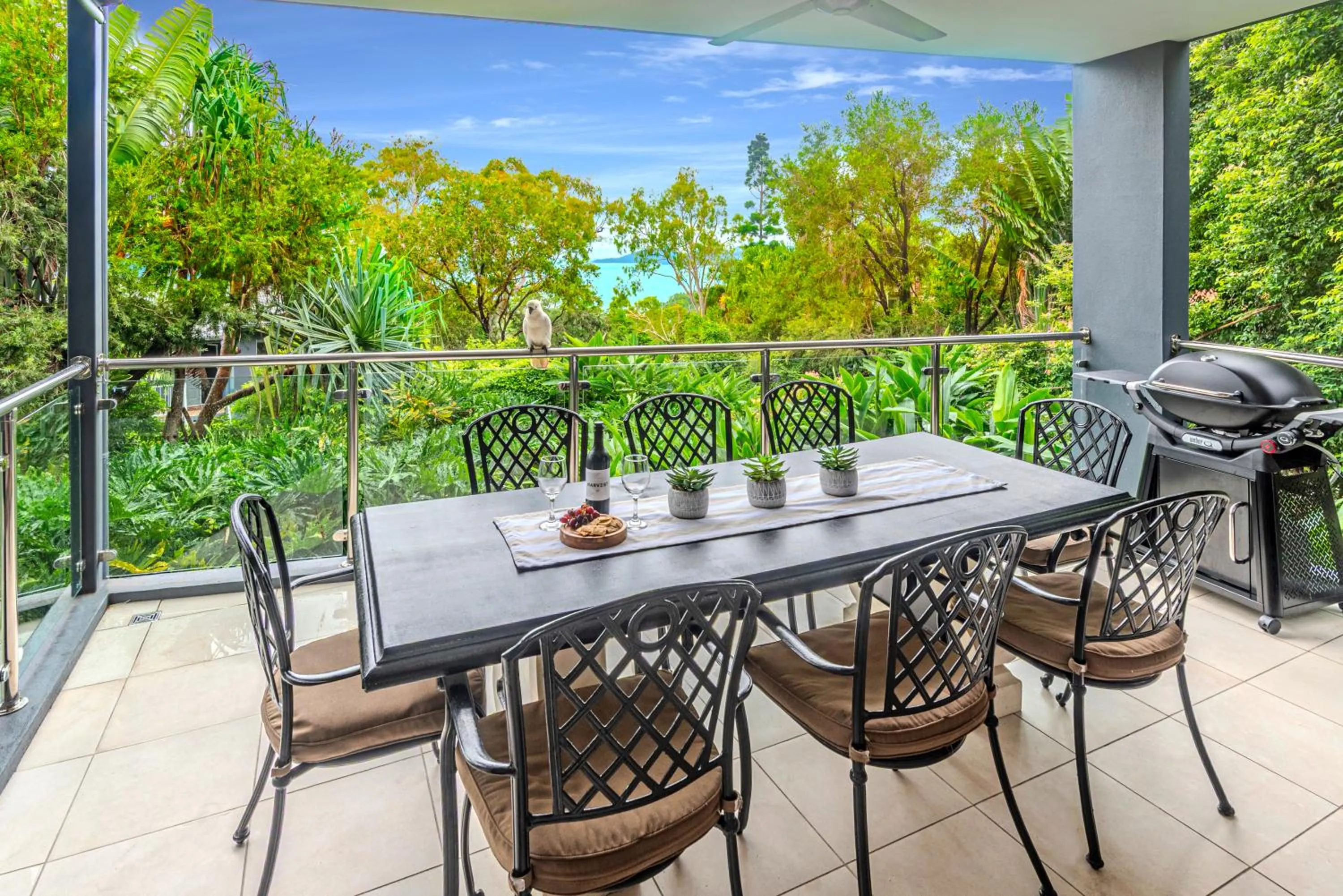 Balcony/Terrace in Pinnacle Apartments on Hamilton Island by HIHA
