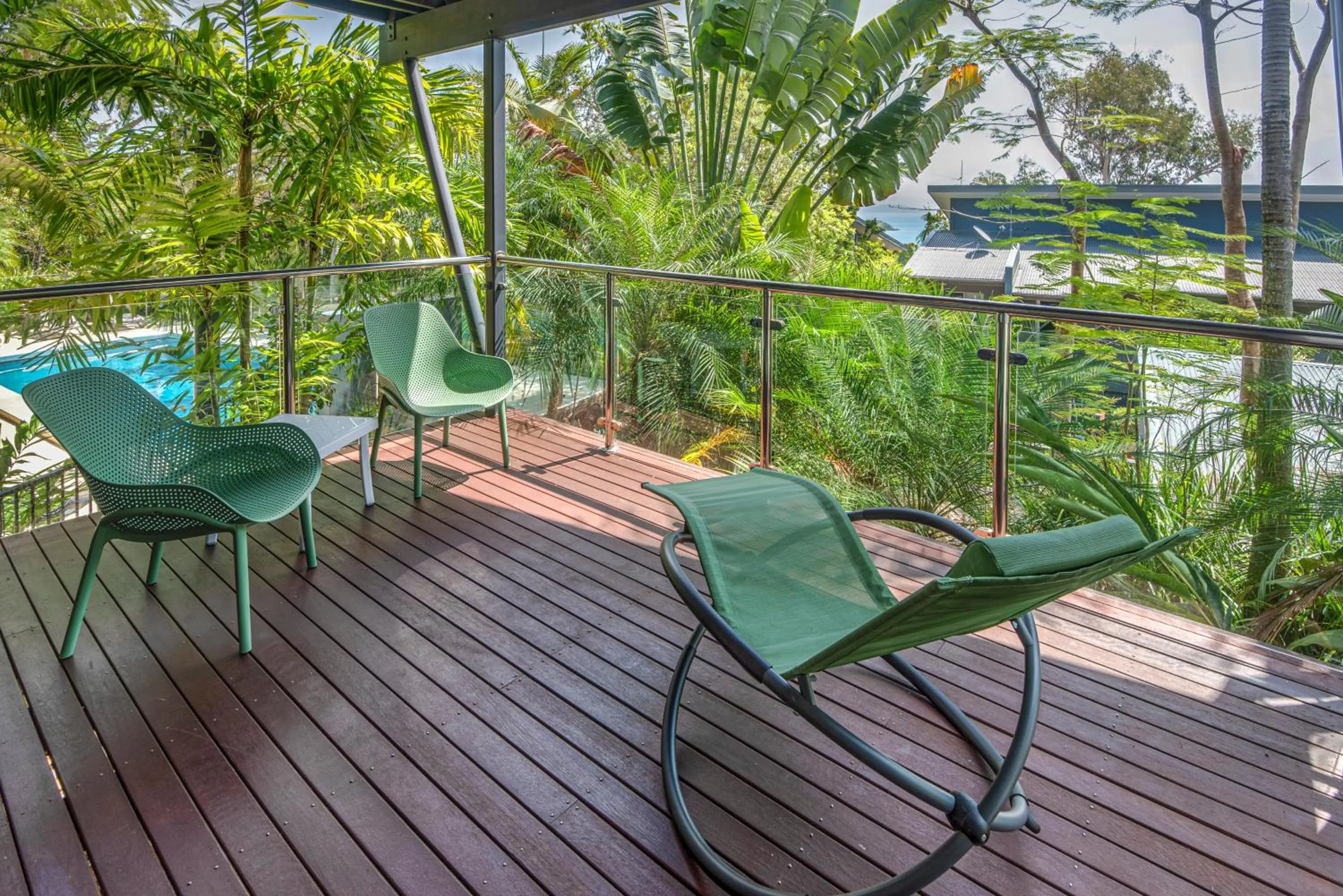 Balcony/Terrace in Pinnacle Apartments on Hamilton Island by HIHA