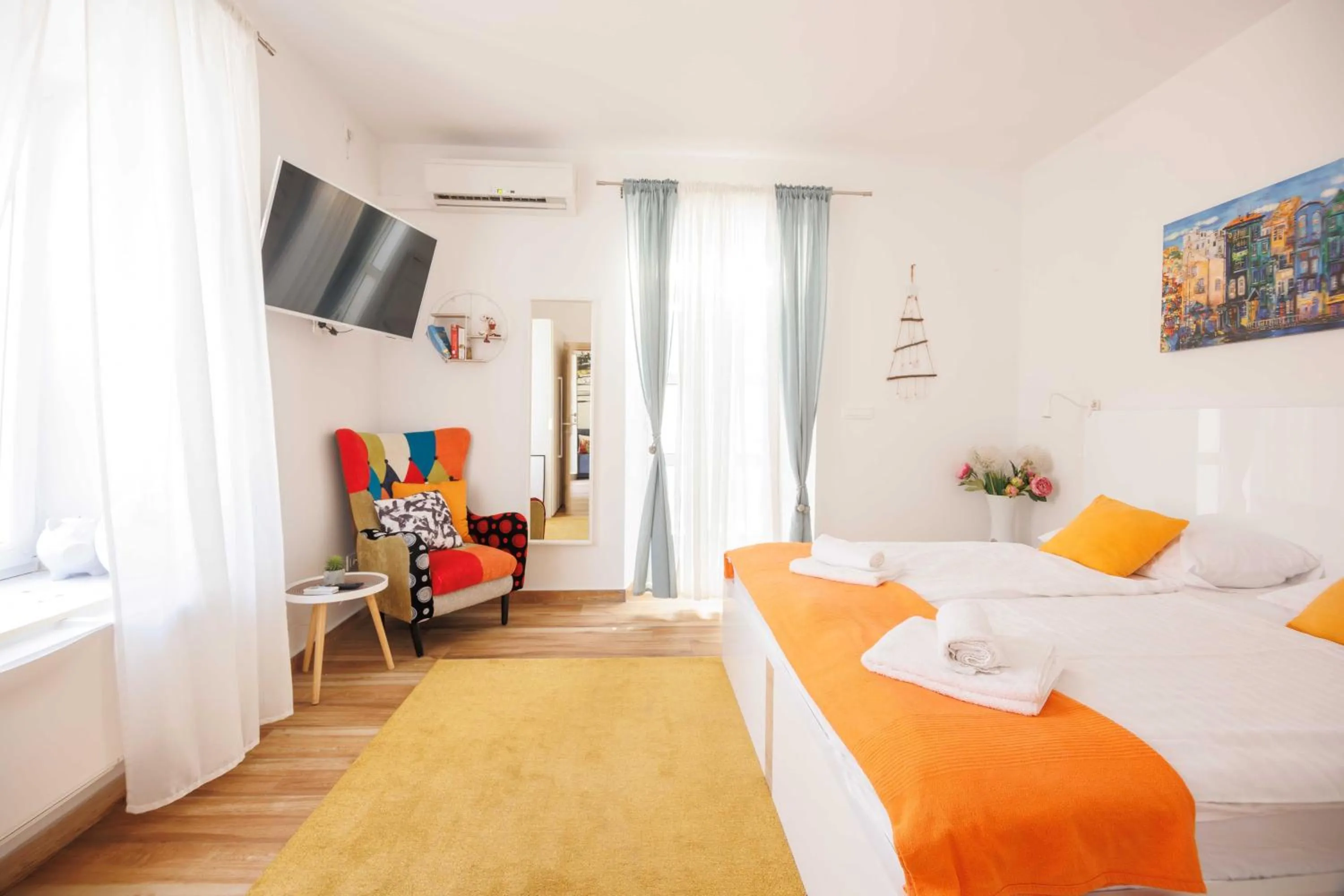 Bed in Apartments Gabrieri