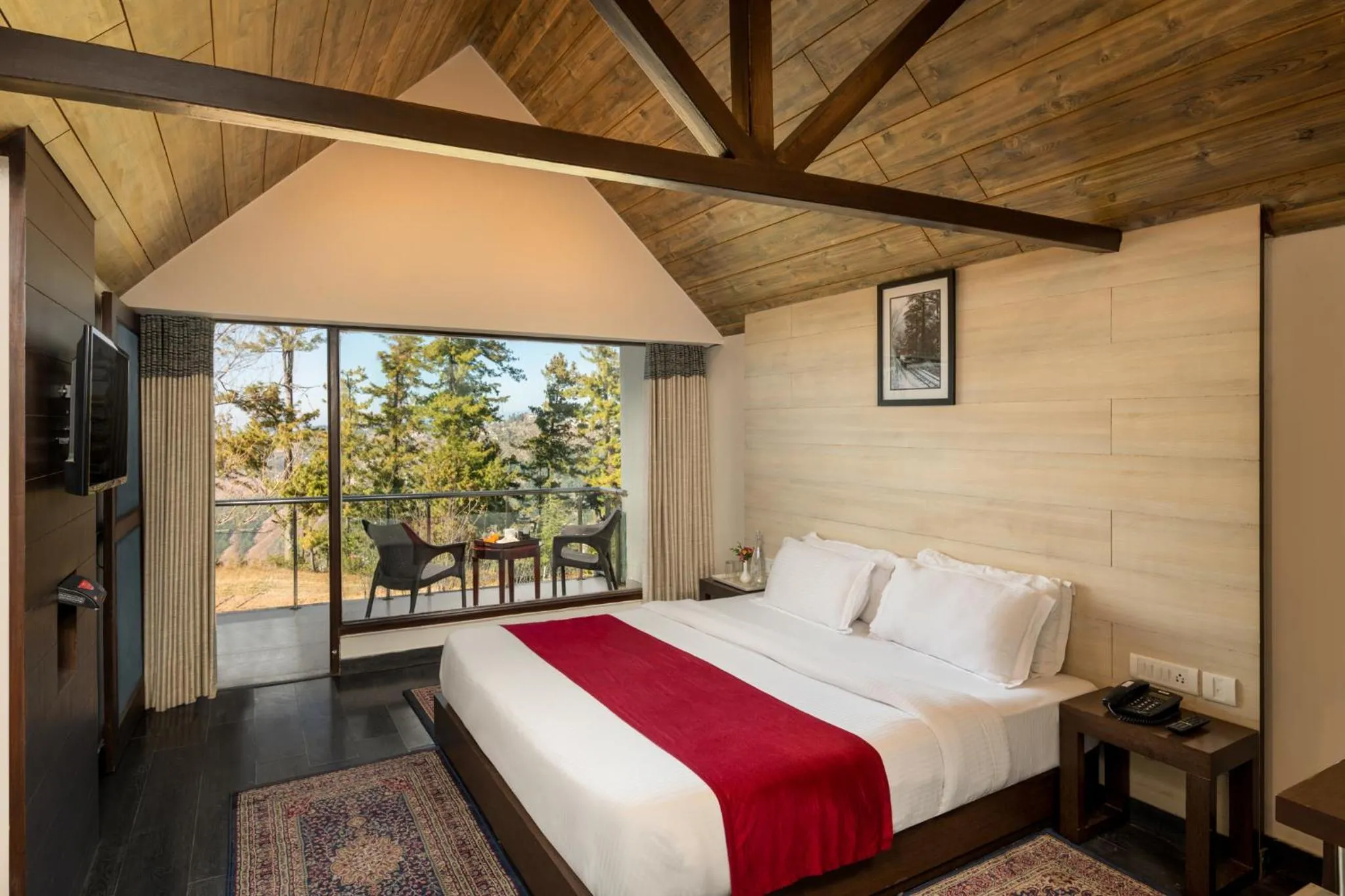 Balcony/Terrace, Bed in Koti Resort