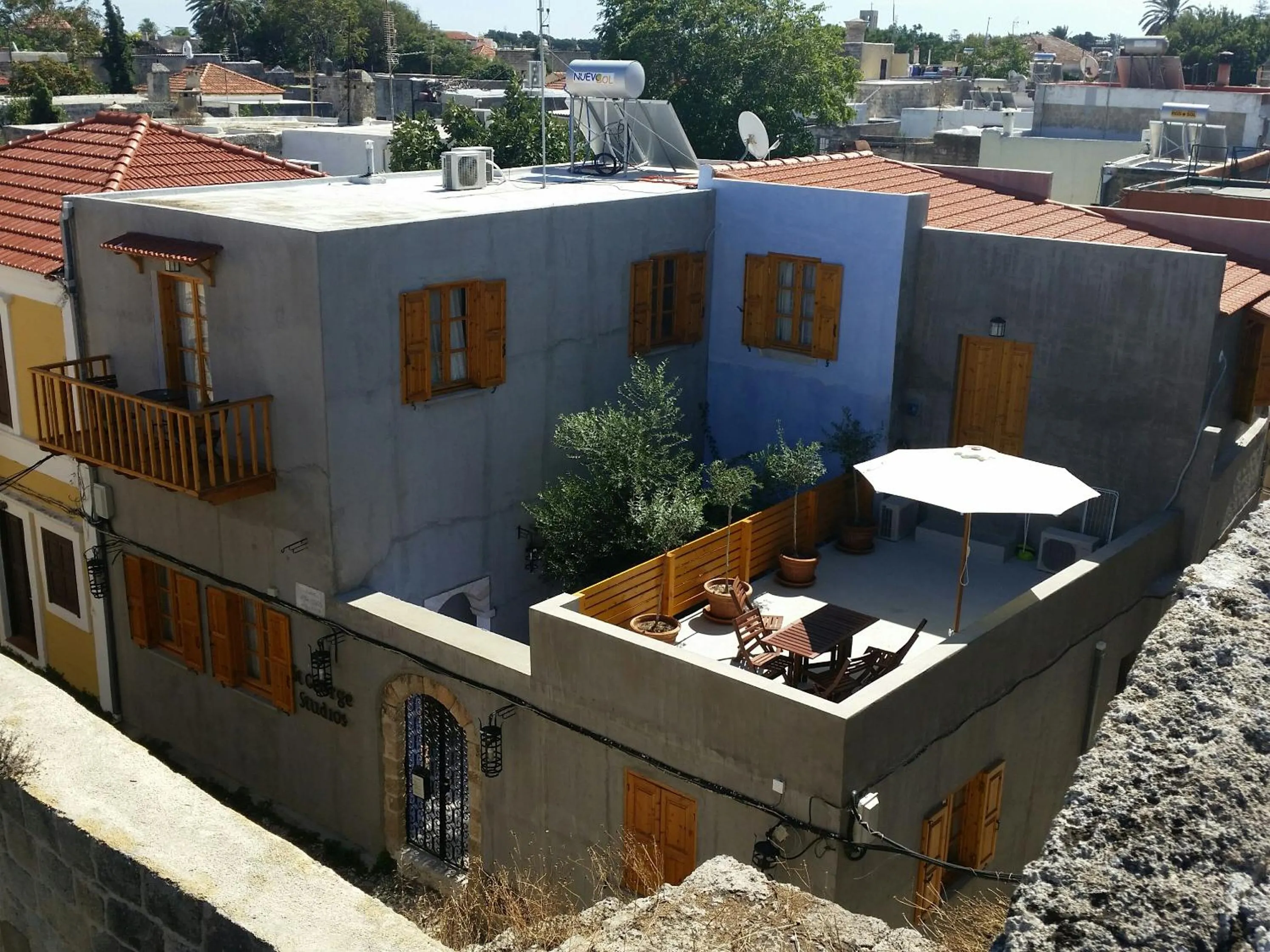 Balcony/Terrace in St. George Studios
