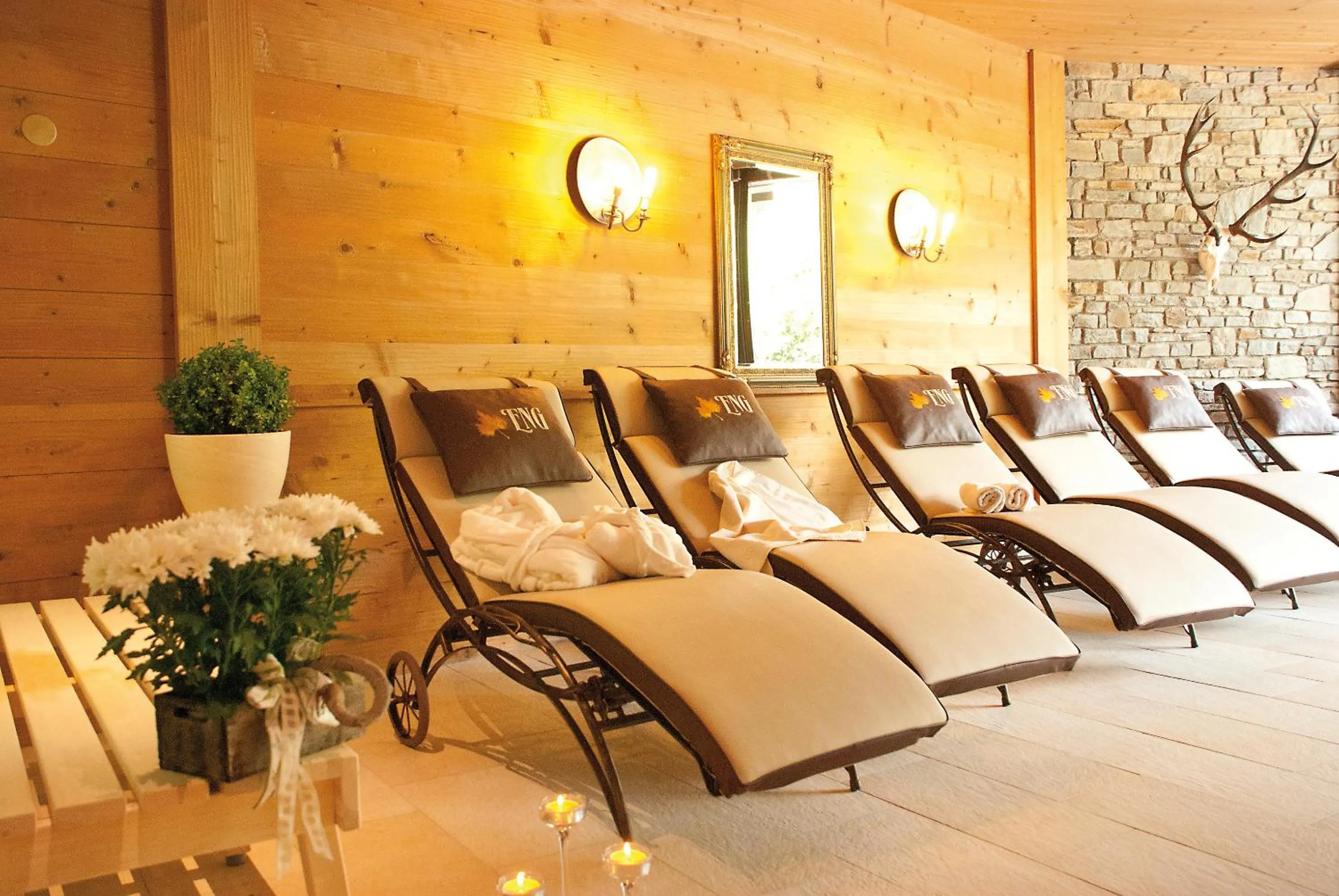 Spa and wellness centre/facilities in Das Naturhotel die Eng