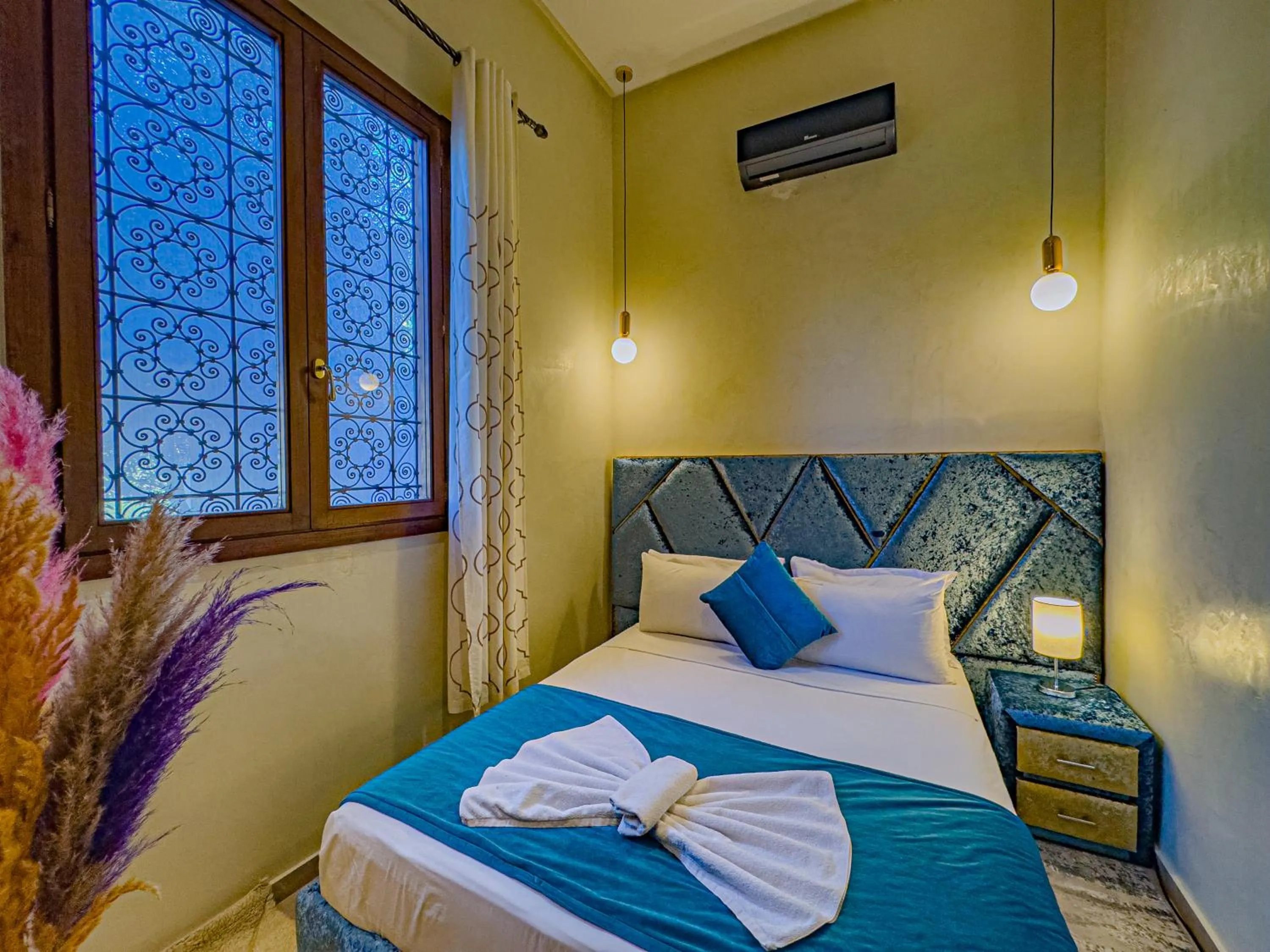 Bed in Riad Azia
