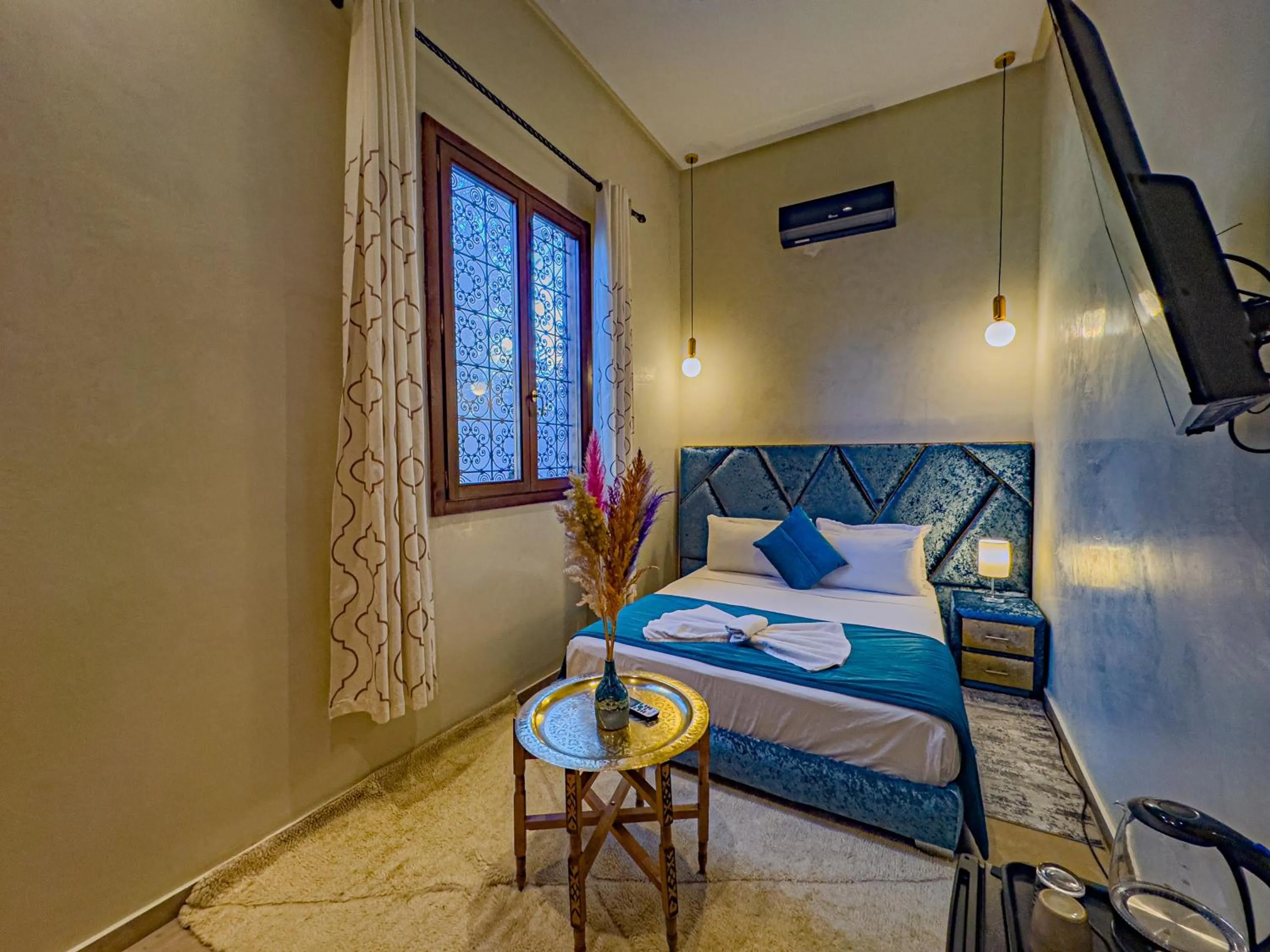 Bed in Riad Azia