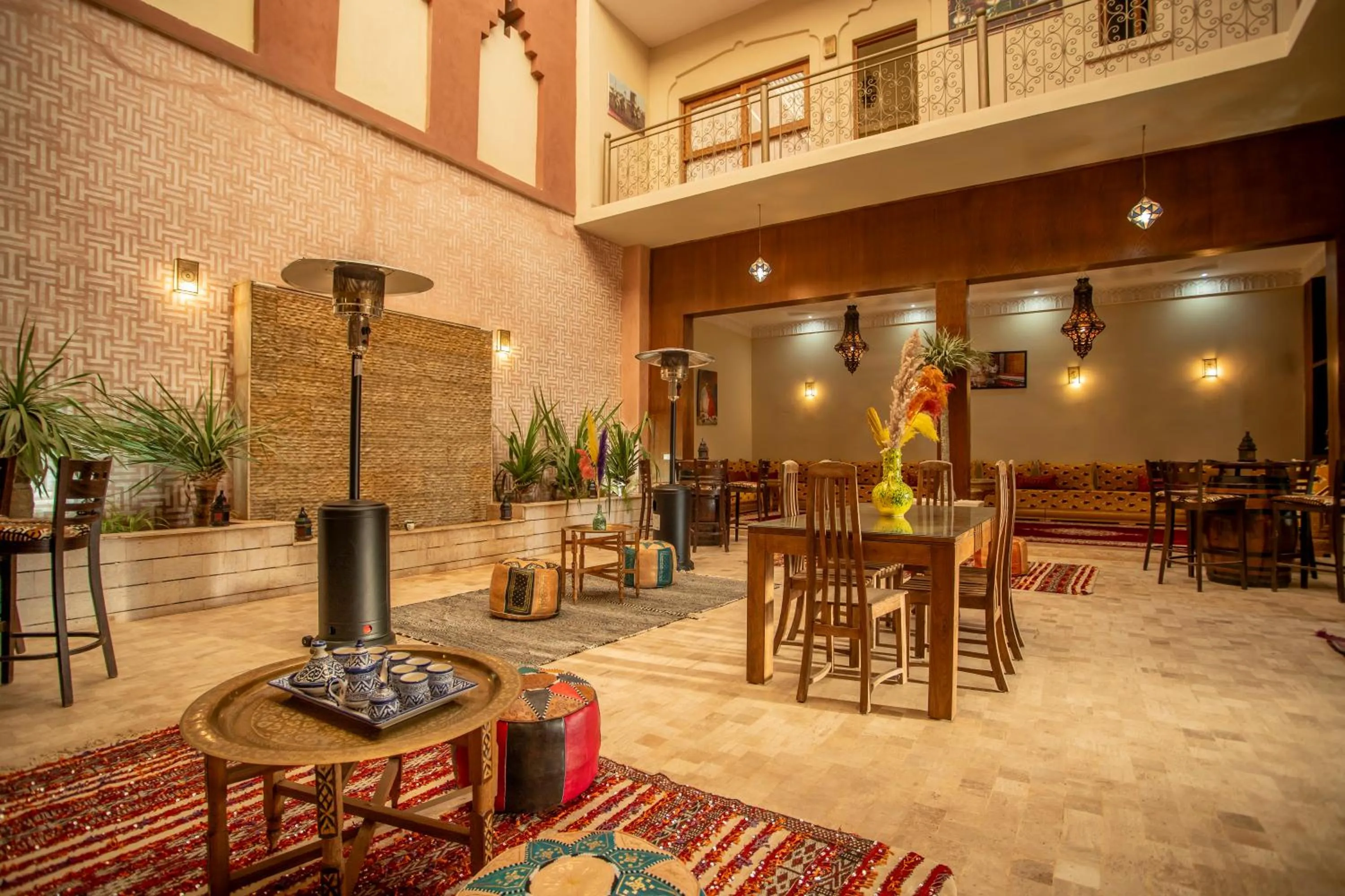 Seating area in Riad Azia
