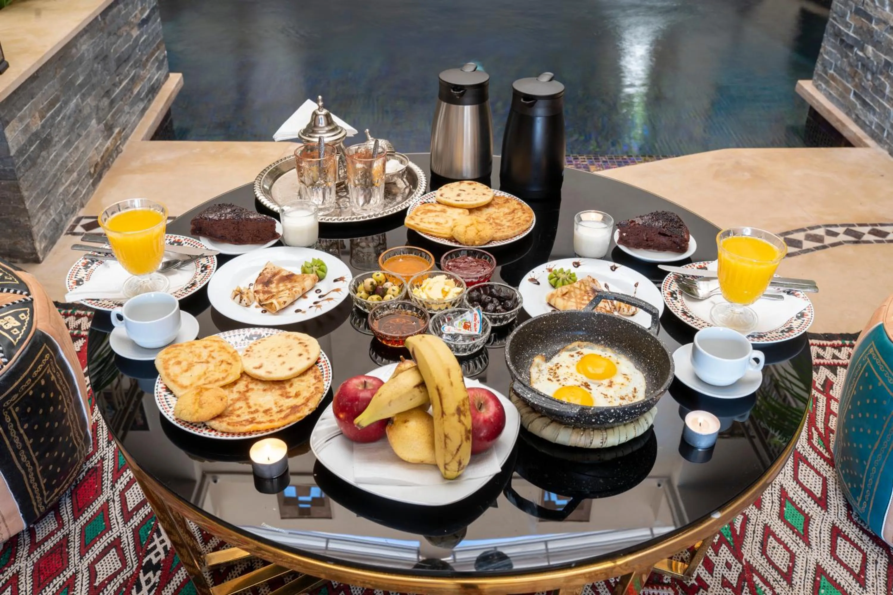 Breakfast in Riad Azia