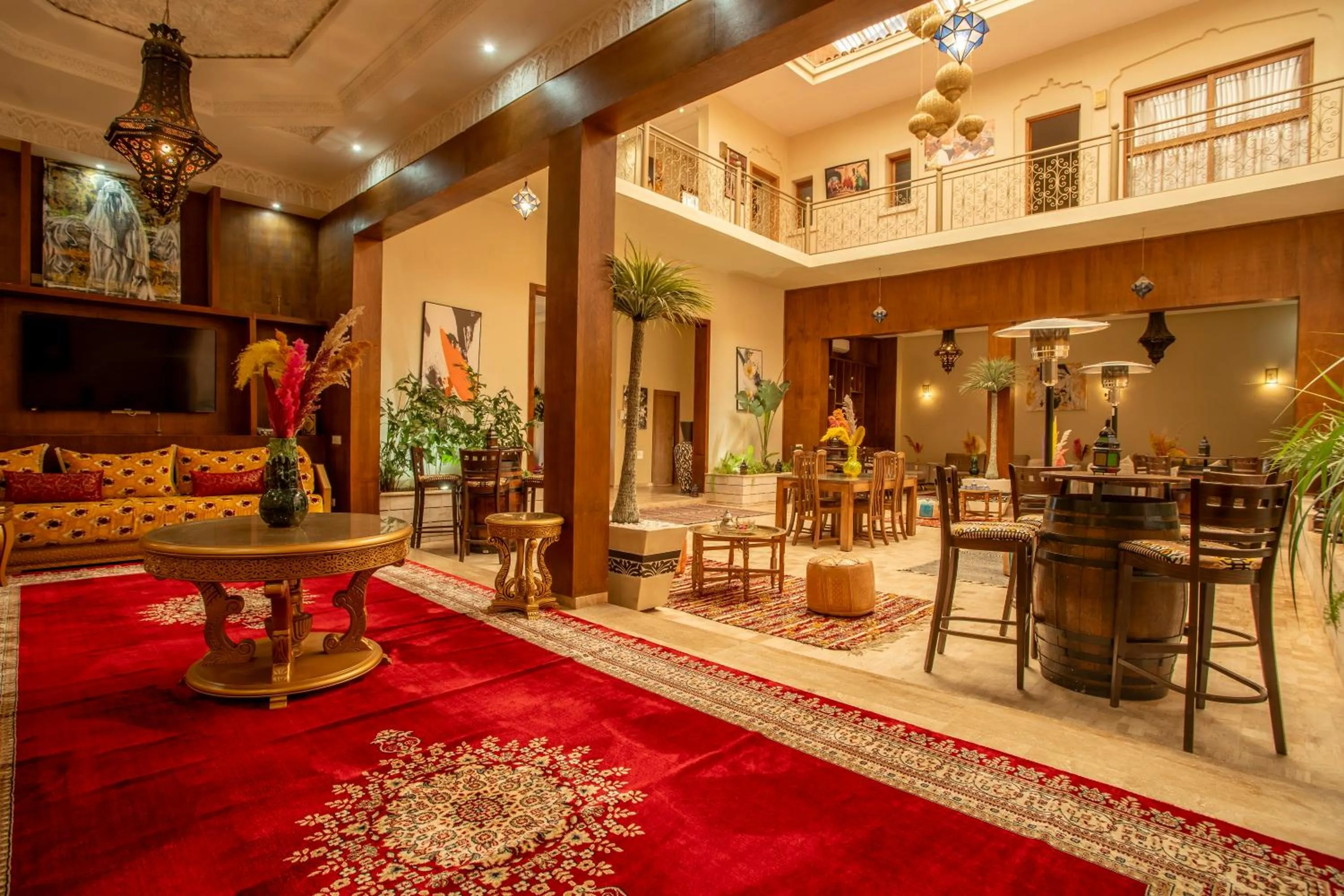 Living room in Riad Azia