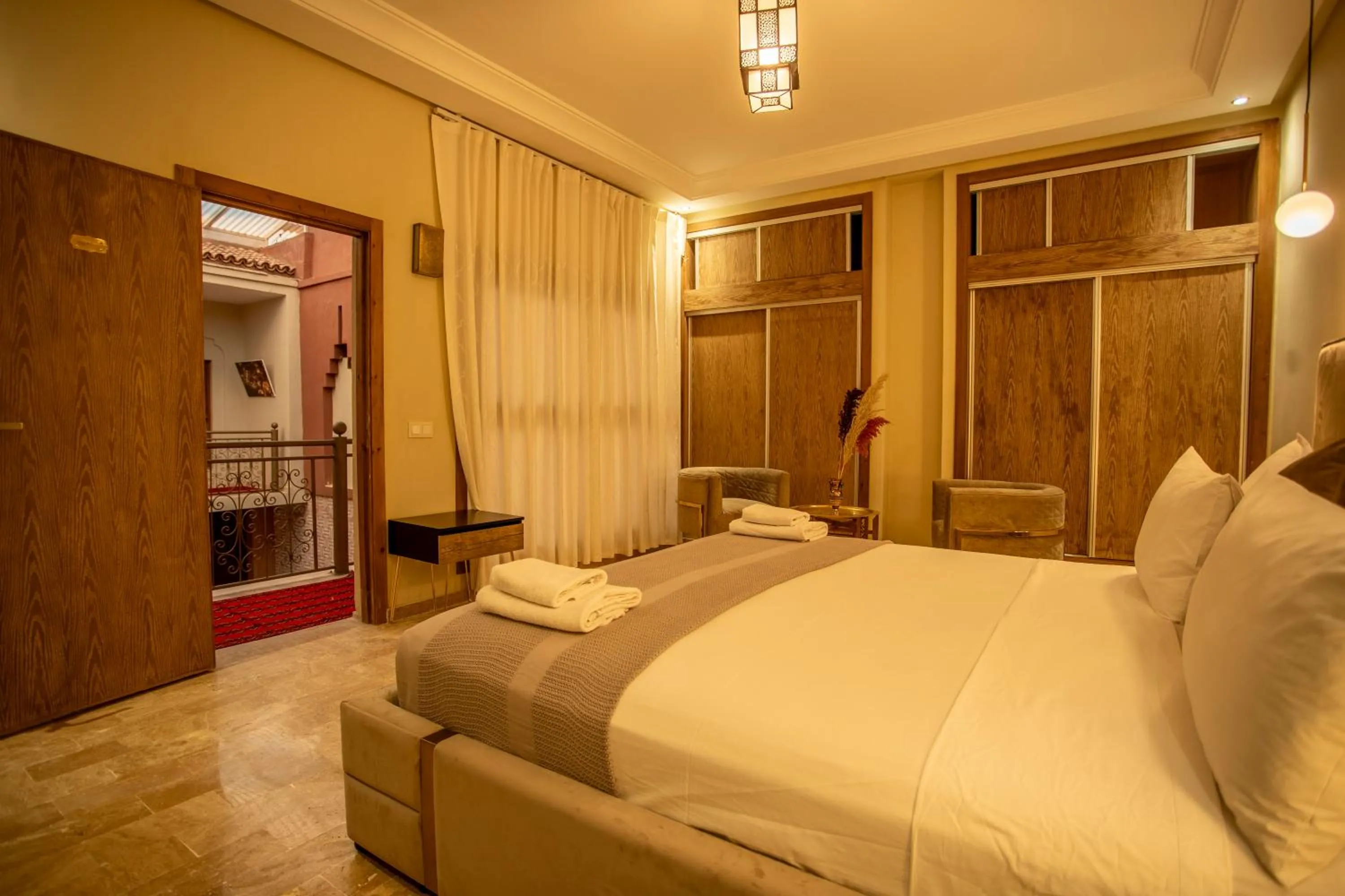 Bed in Riad Azia