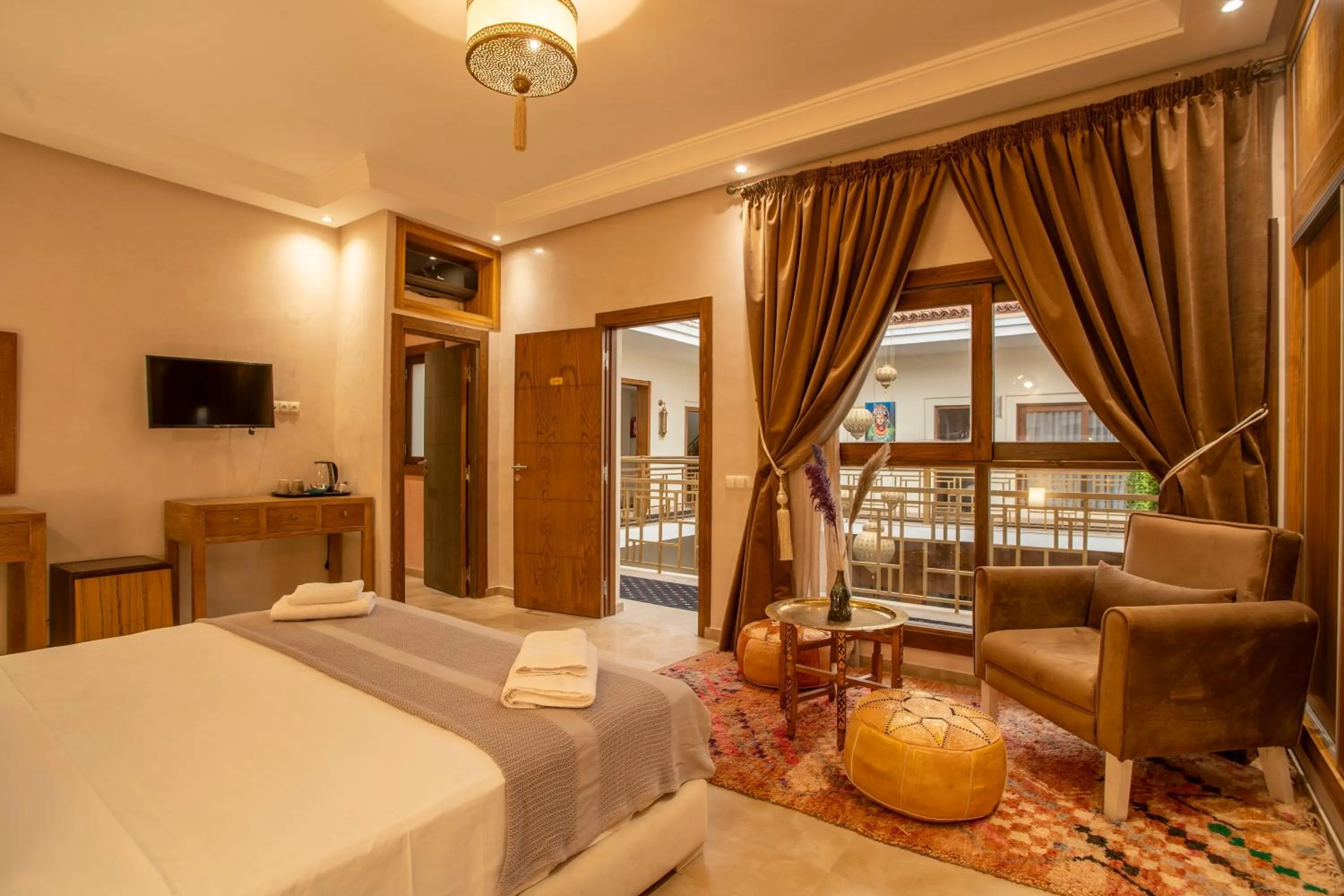 Bedroom, Bed in Riad Azia