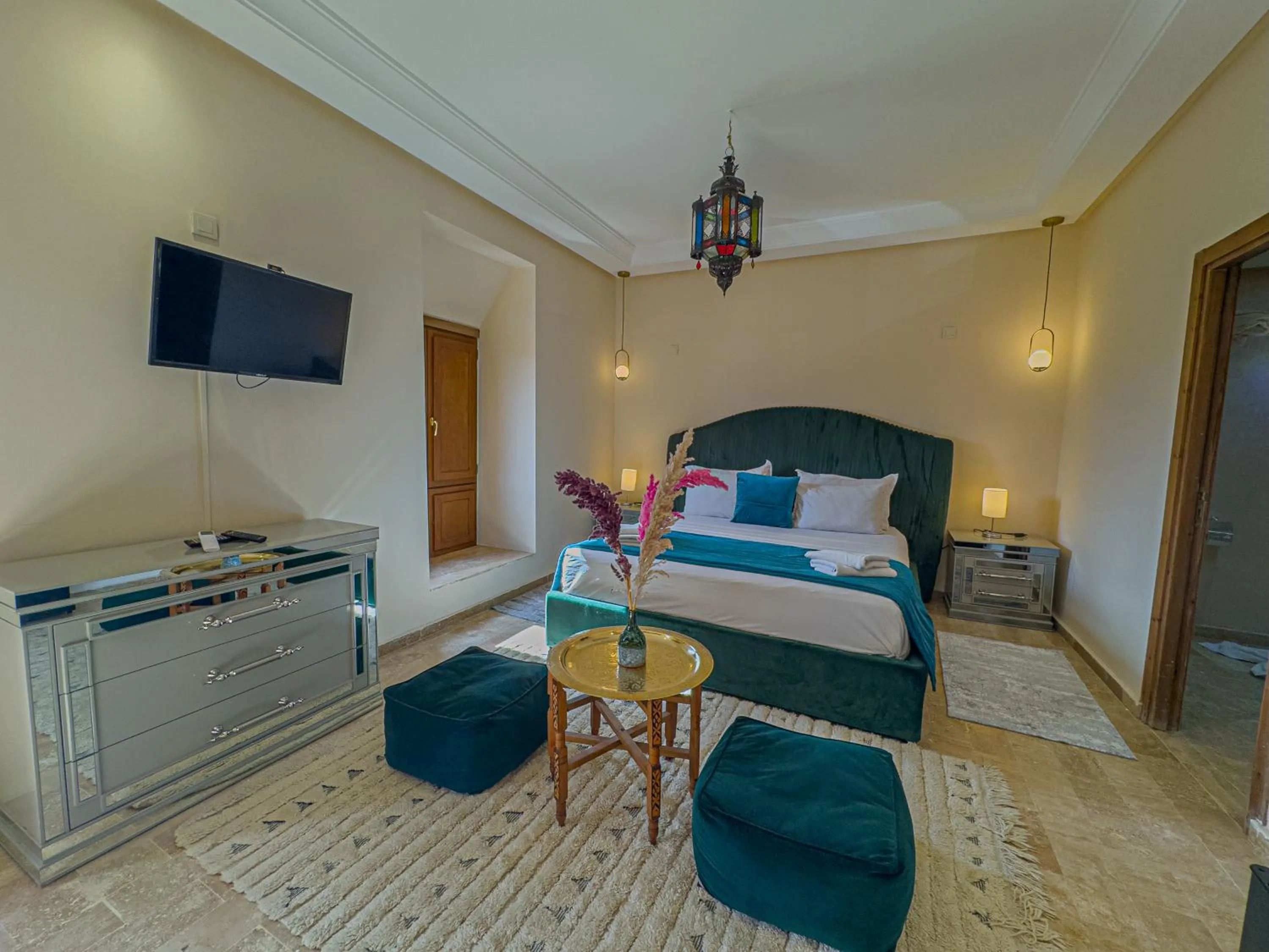Bed in Riad Azia