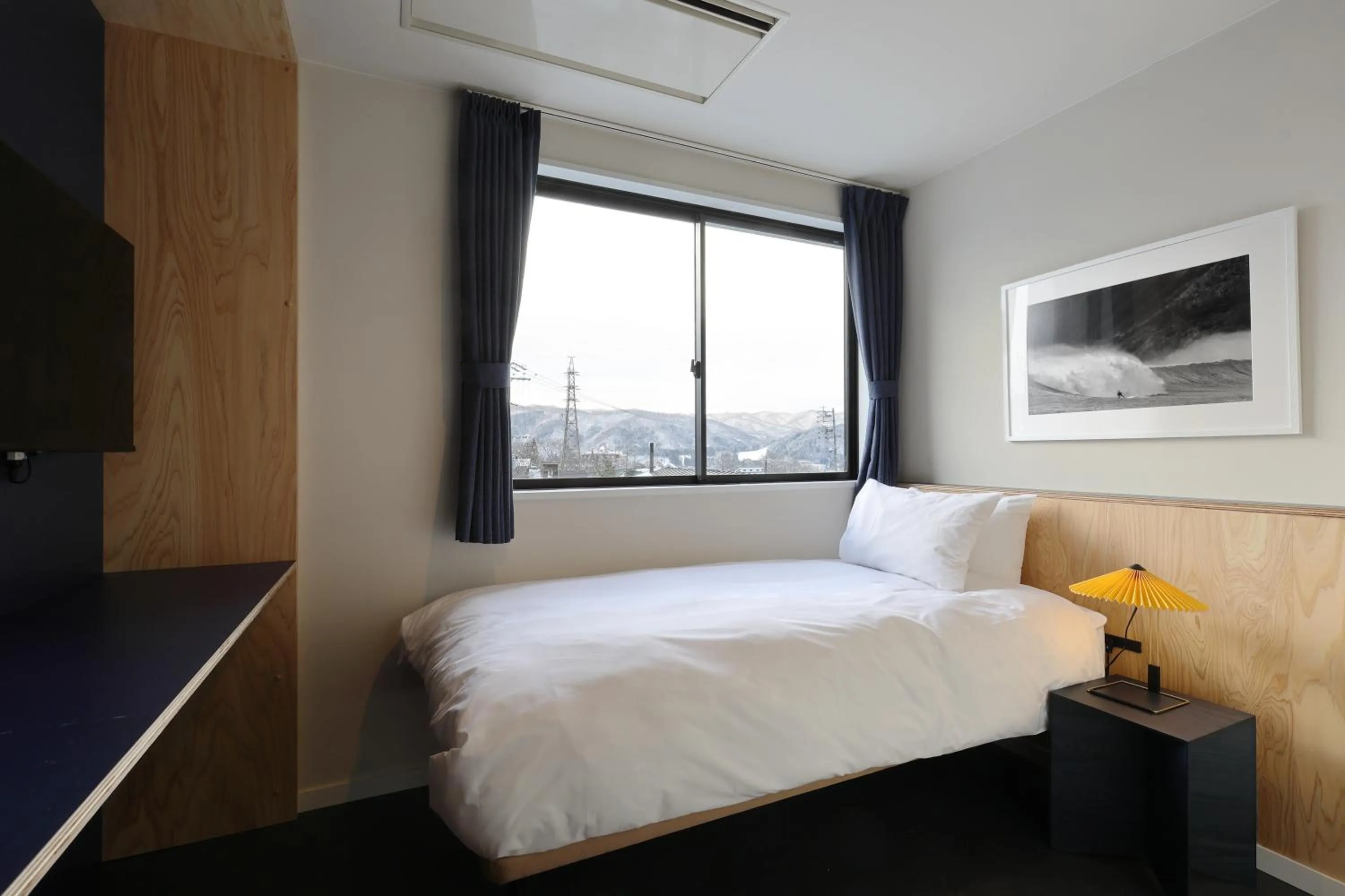 Bed in evo Hotel Hakuba